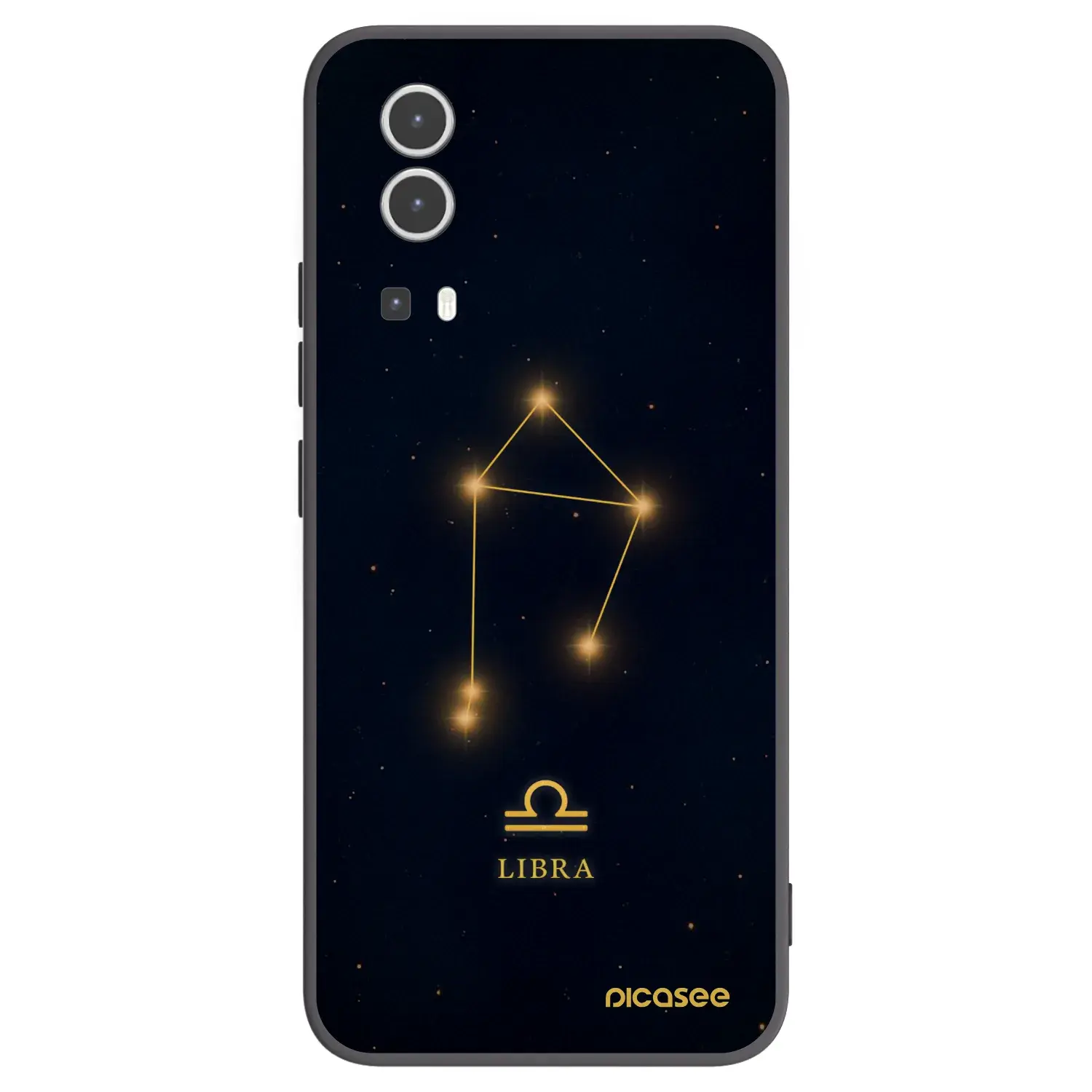 Silikonový černý obal pro Vivo Y72 5G - LIBRA