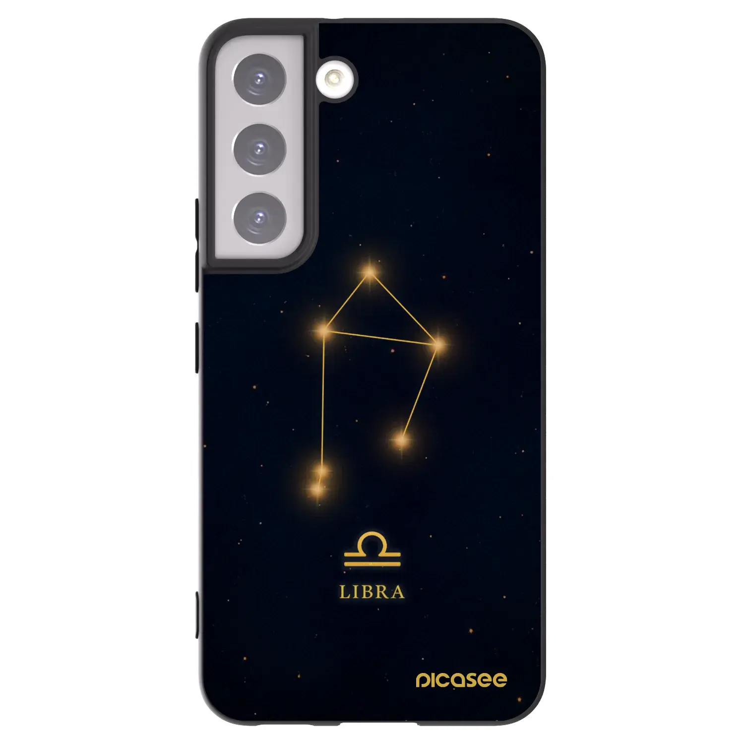 Silikonový černý obal pro Samsung Galaxy S22 5G - LIBRA
