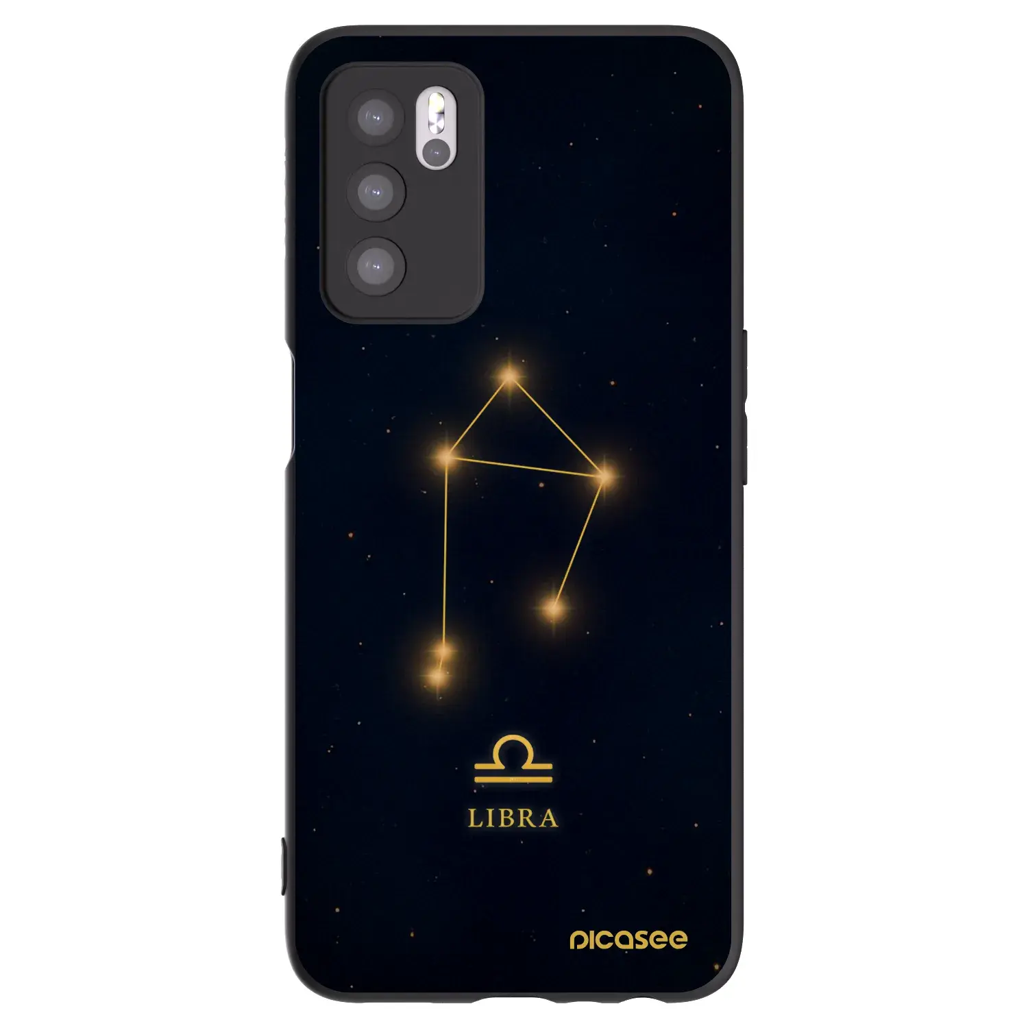 Silikonový černý obal pro OPPO A16s - LIBRA