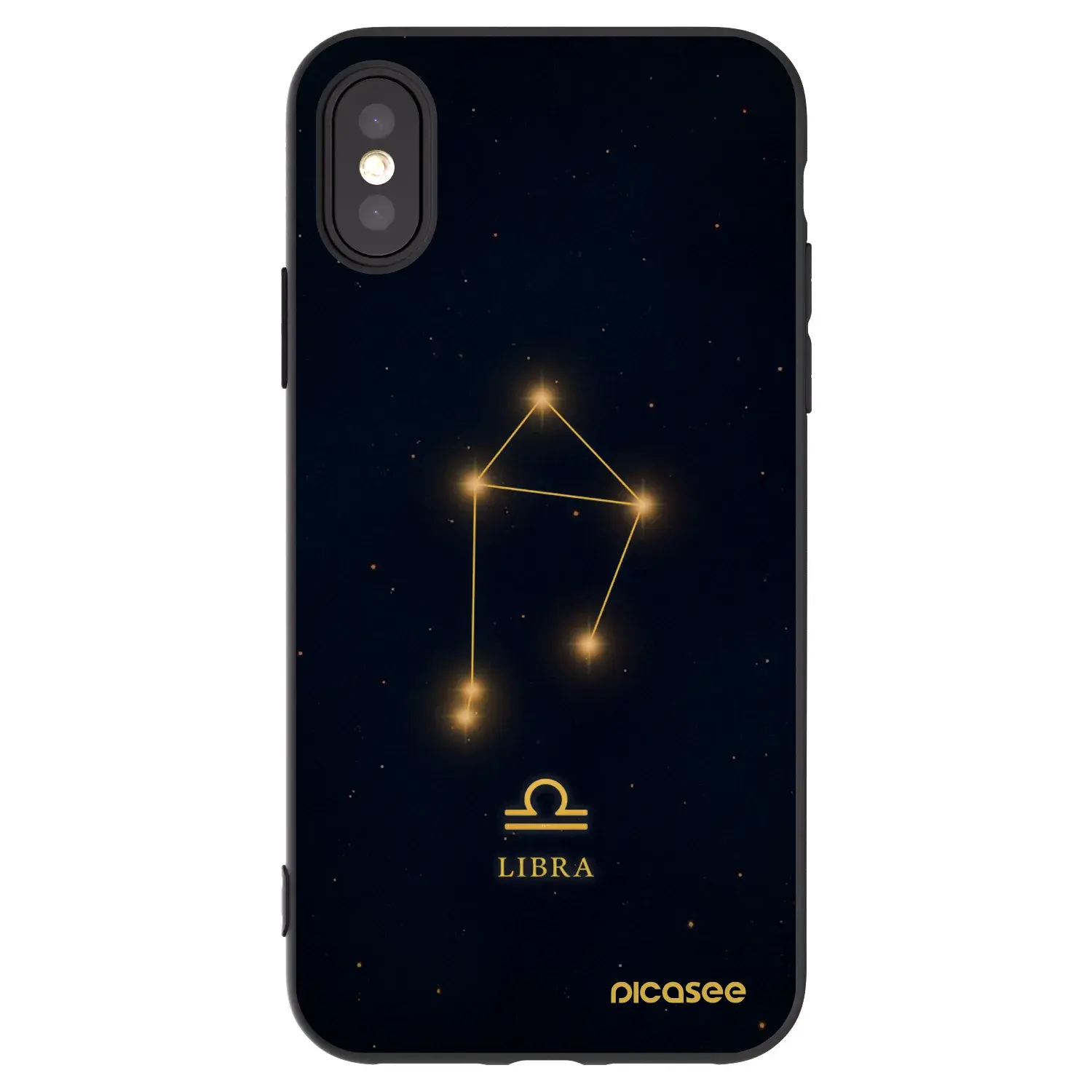 Silikonový černý obal pro Apple iPhone X/XS - LIBRA