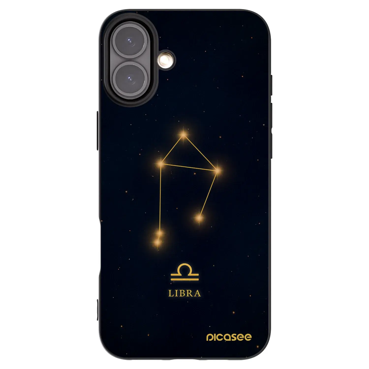 Silikonový černý obal pro Apple iPhone 16 Plus - LIBRA