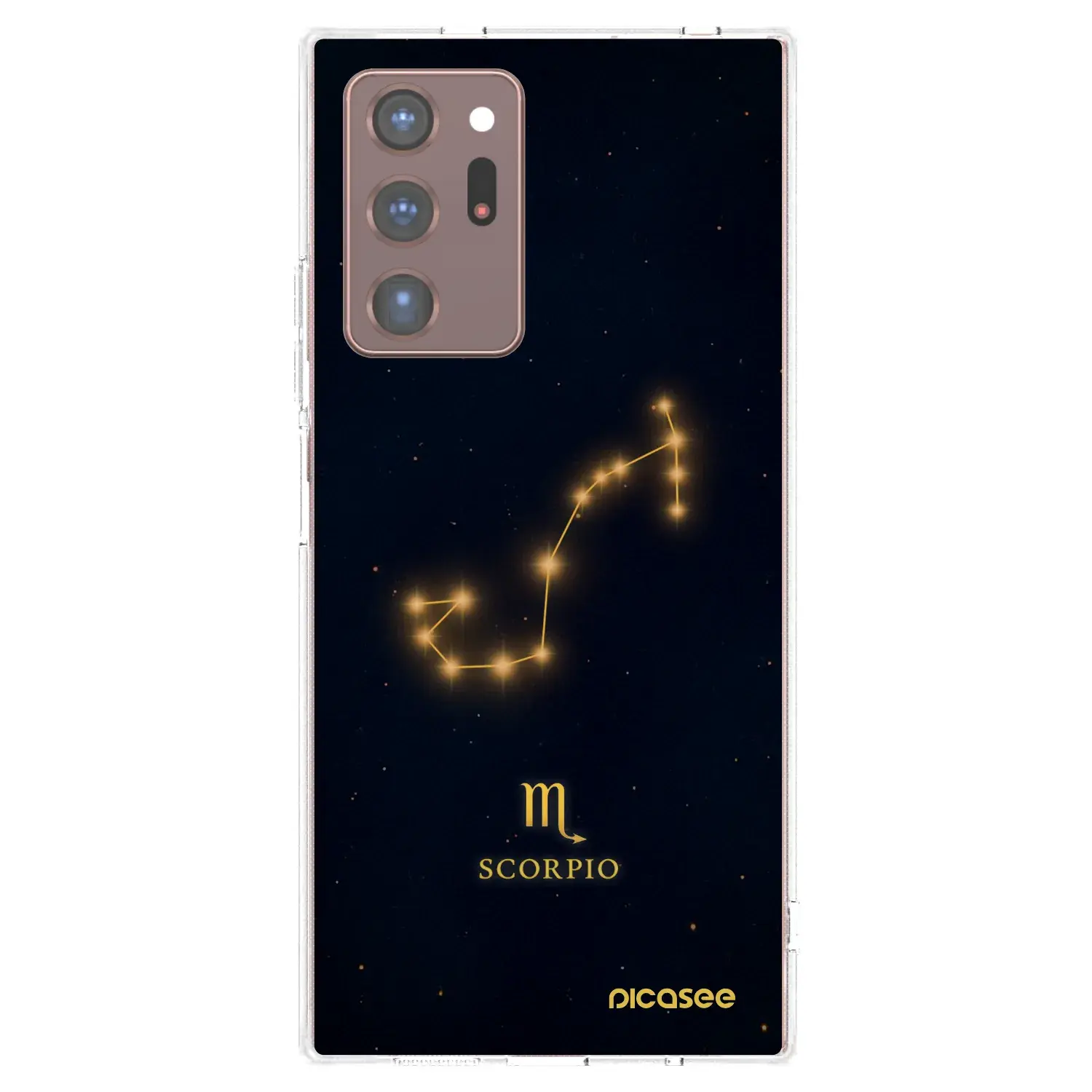 Silikonový průhledný obal pro Samsung Galaxy Note 20 Ultra - SCORPIO