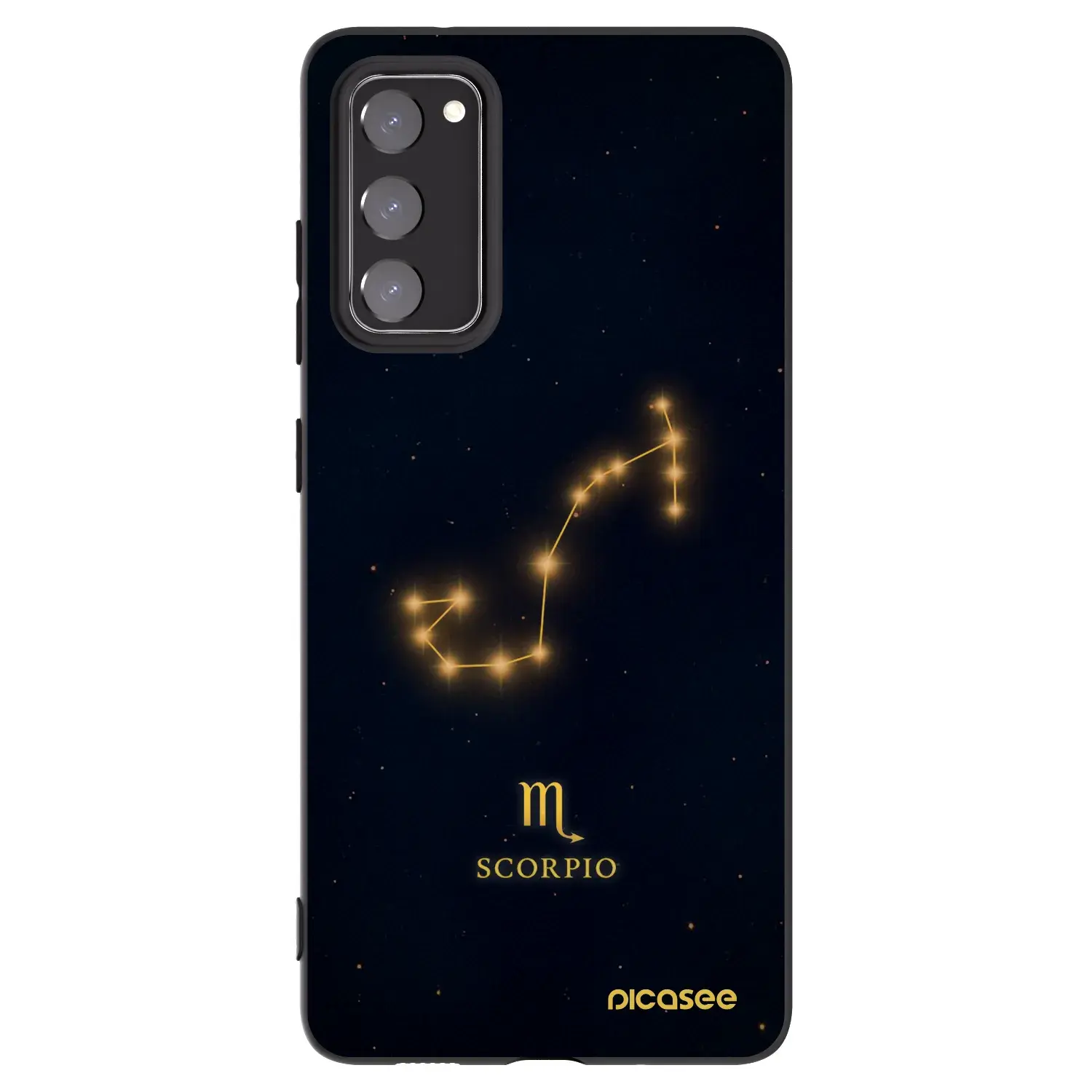 Silikonový černý obal pro Samsung Galaxy S20 FE - SCORPIO