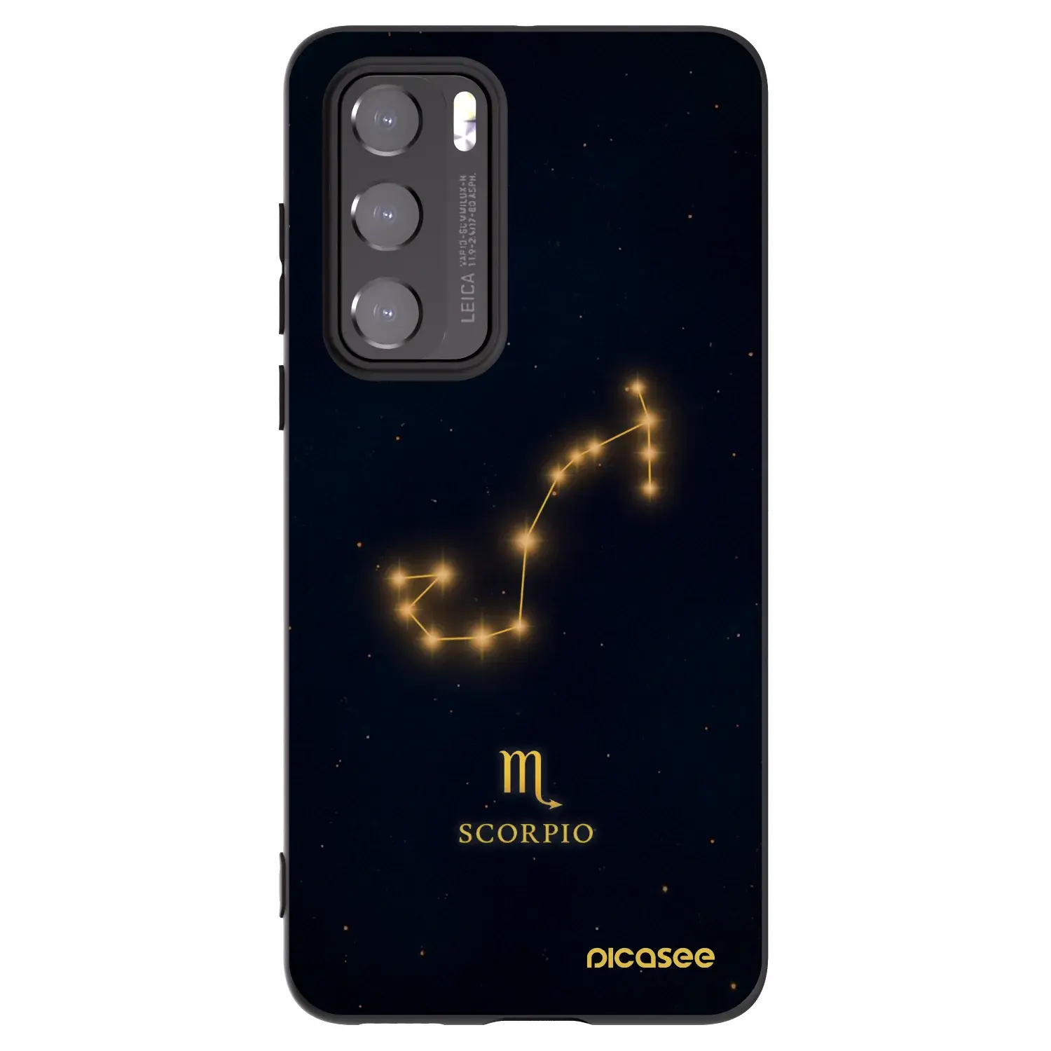 Silikonový černý obal pro Huawei P40 - SCORPIO