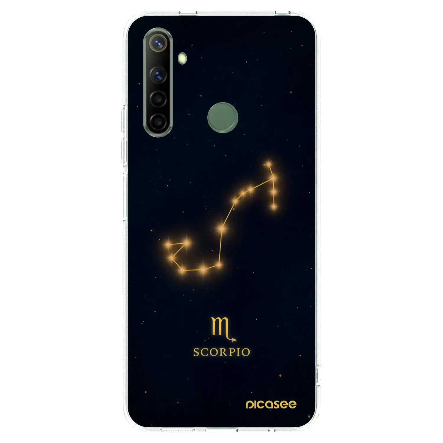 Silikonový průhledný obal pro Realme 6i - SCORPIO