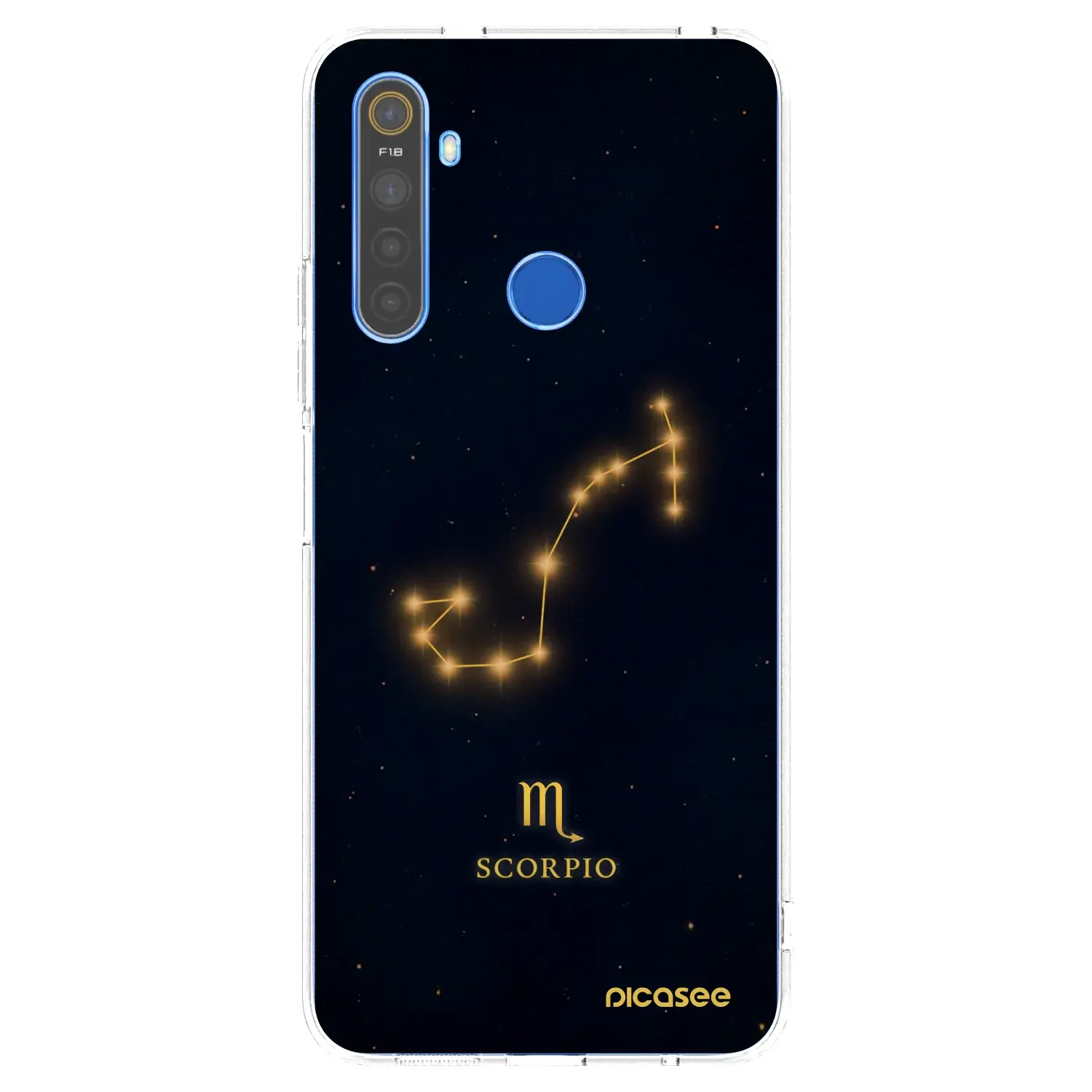 Silikonový průhledný obal pro Realme 5 - SCORPIO