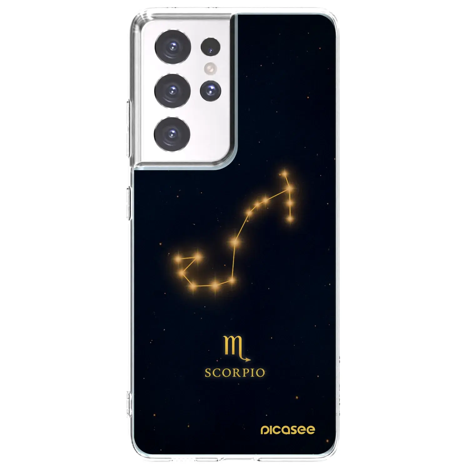 Silikonový průhledný obal pro Samsung Galaxy S21 Ultra 5G G998B - SCORPIO