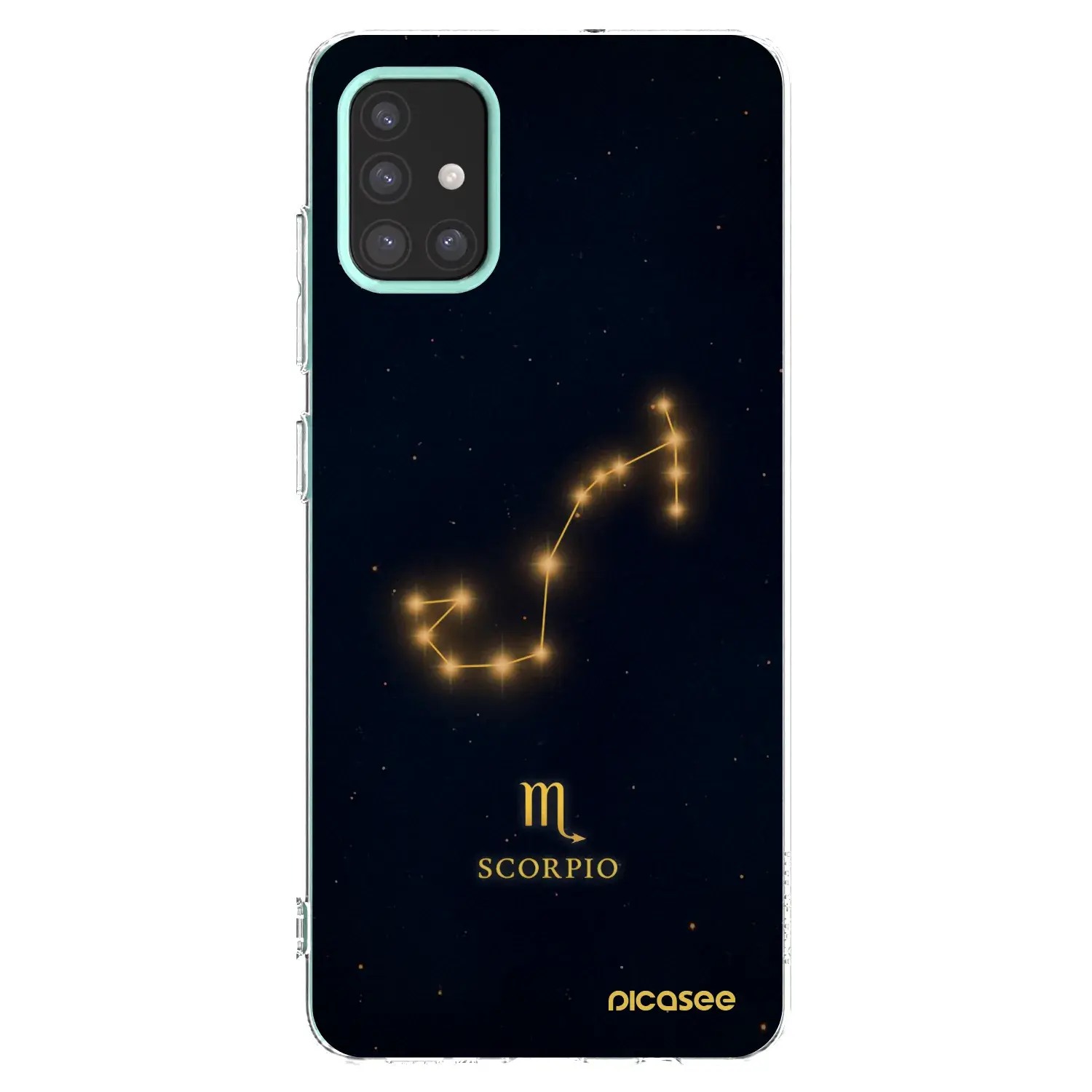 Silikonový průhledný obal pro Samsung Galaxy M31s - SCORPIO