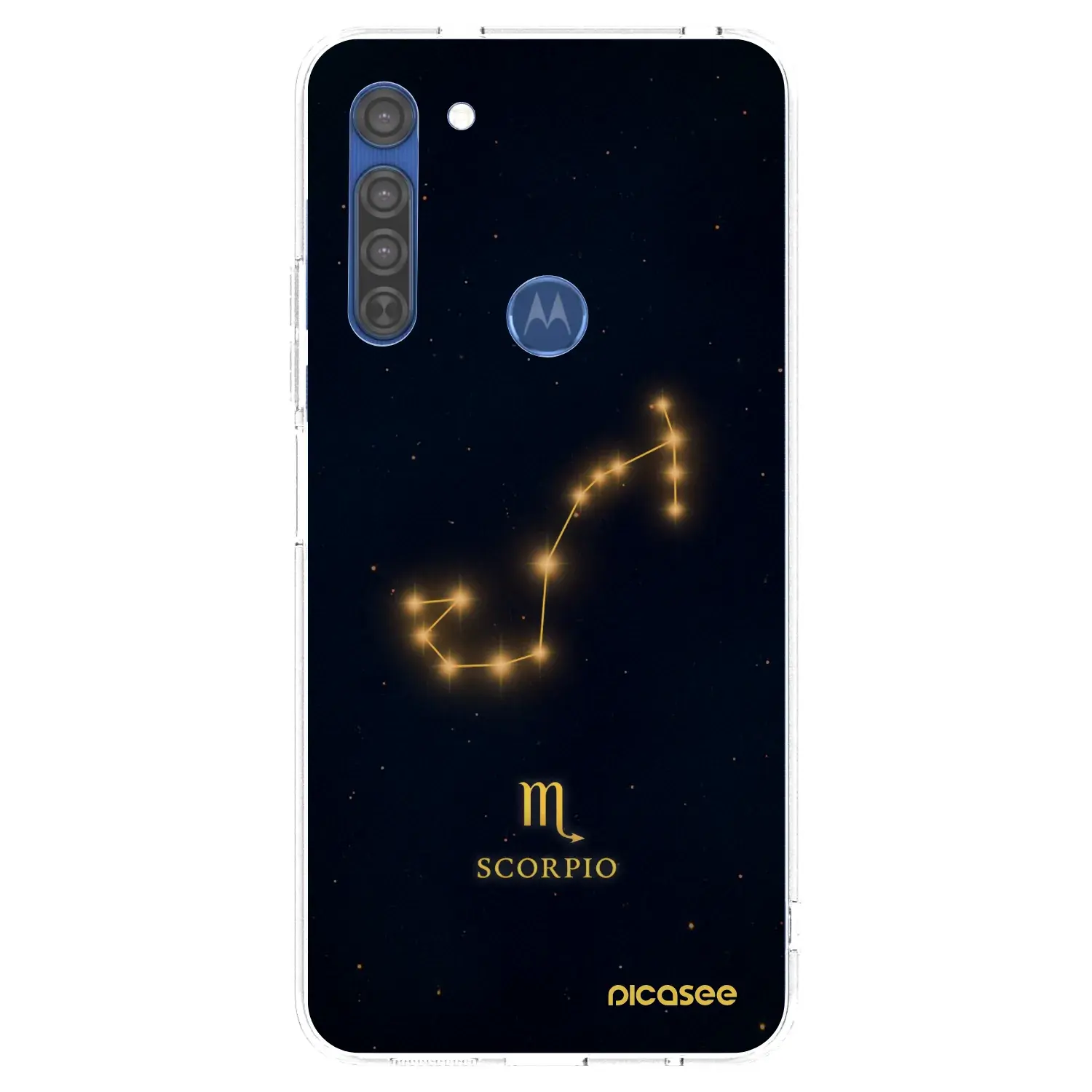 Silikonový průhledný obal pro Motorola Moto G8 - SCORPIO