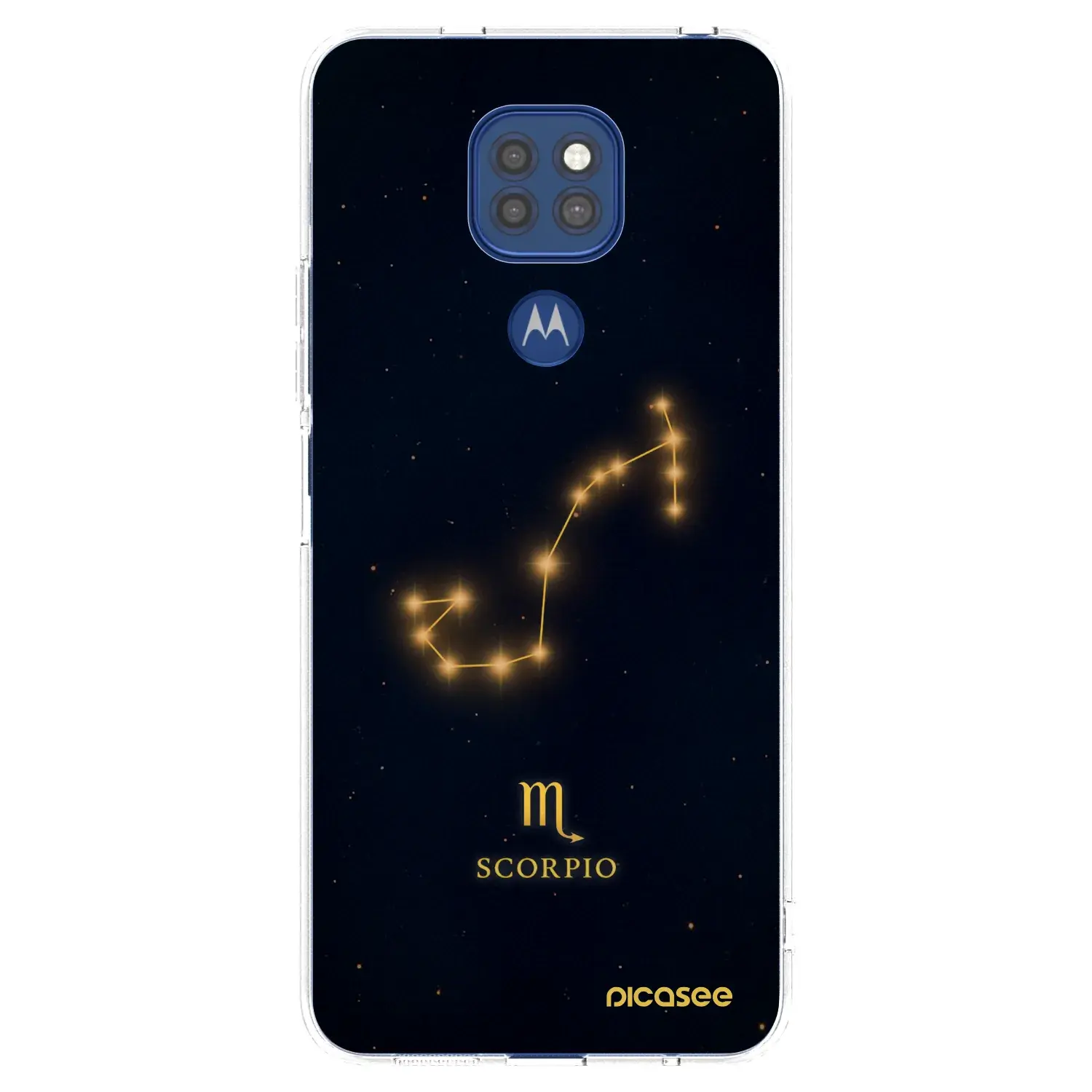 Silikonový průhledný obal pro Motorola Moto G9 Play - SCORPIO