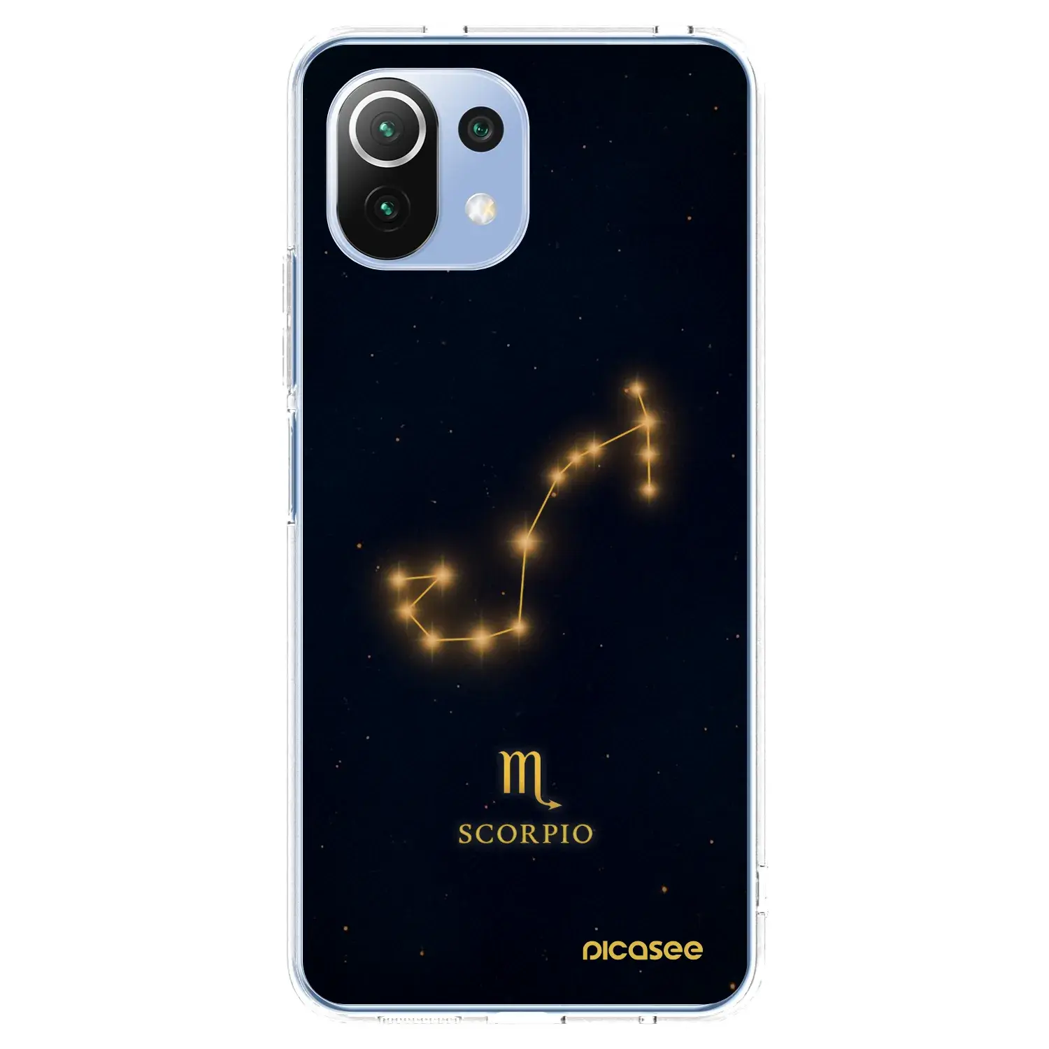 Silikonový průhledný obal pro Xiaomi Mi 11 Lite - SCORPIO