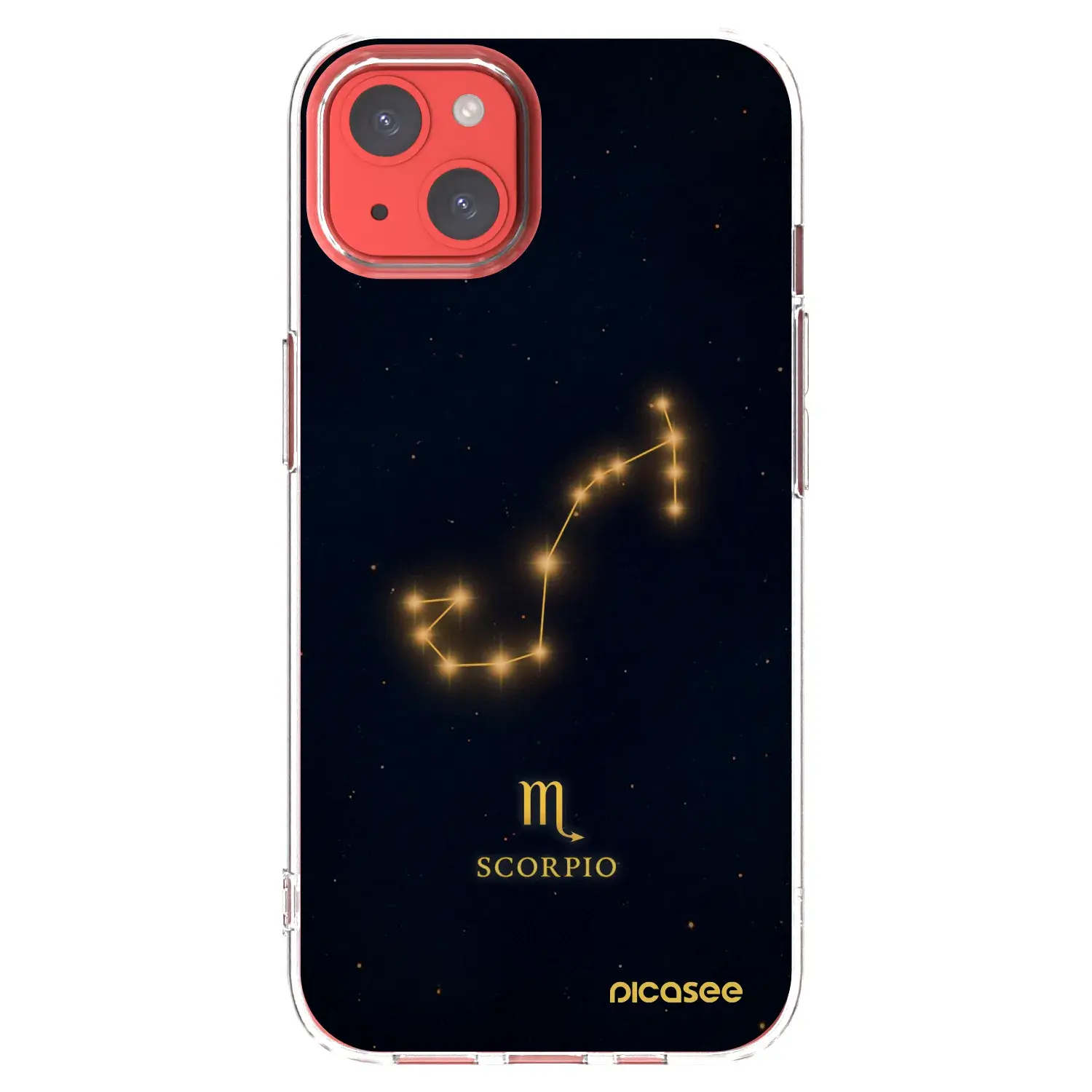 Silikonový průhledný obal pro Apple iPhone 13 - SCORPIO