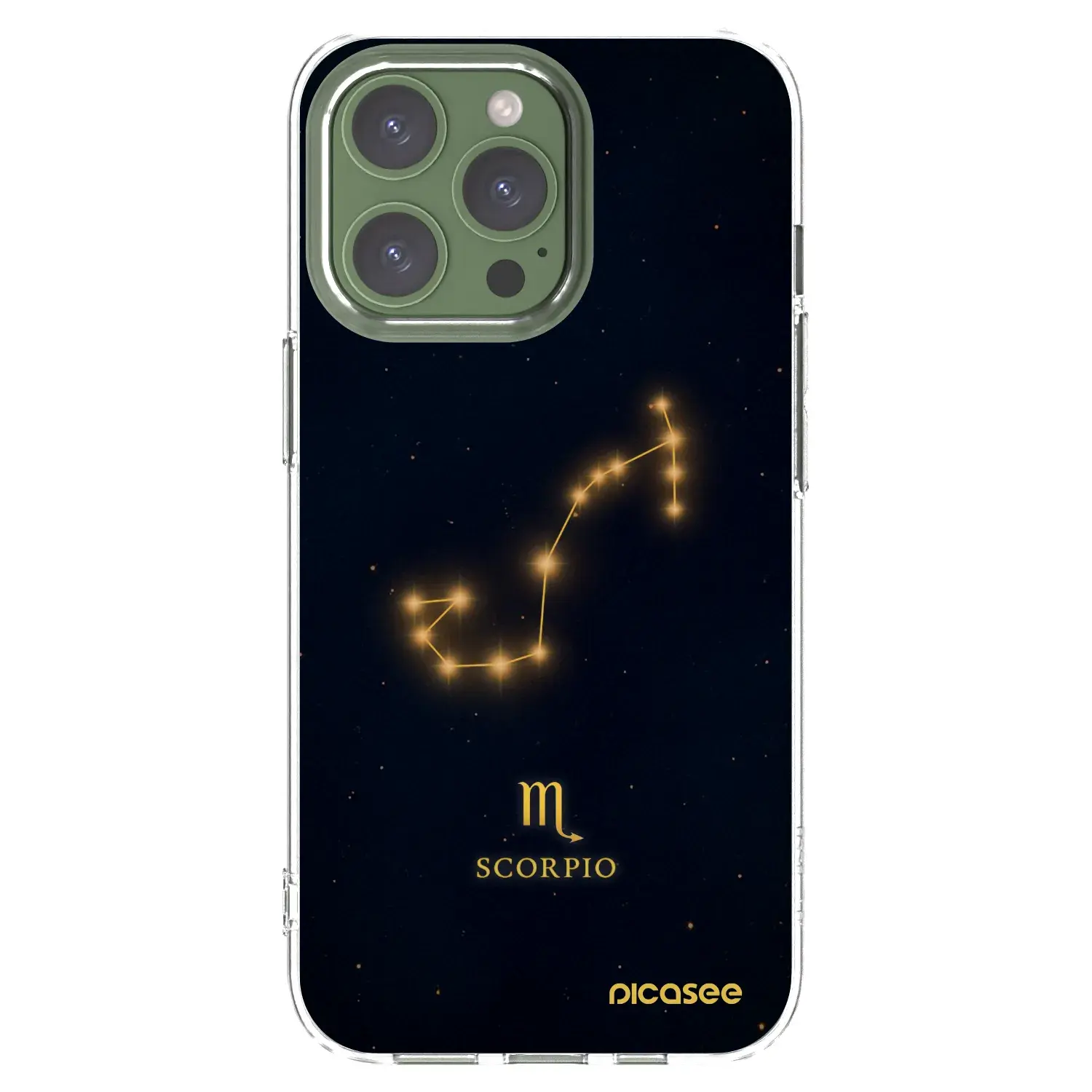 Silikonový průhledný obal pro Apple iPhone 13 Pro - SCORPIO