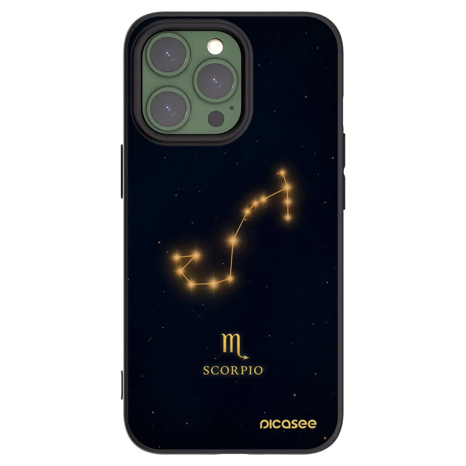 Silikonový černý obal pro Apple iPhone 13 Pro - SCORPIO