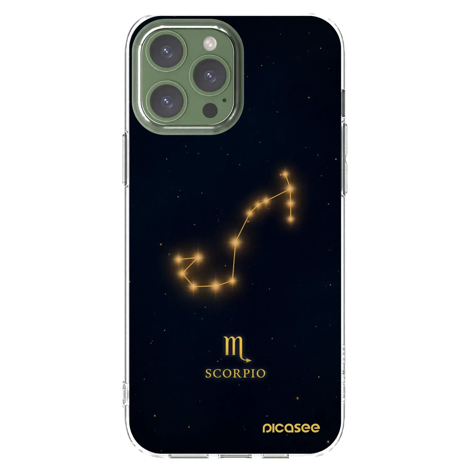 Silikonový průhledný obal pro Apple iPhone 13 Pro Max - SCORPIO