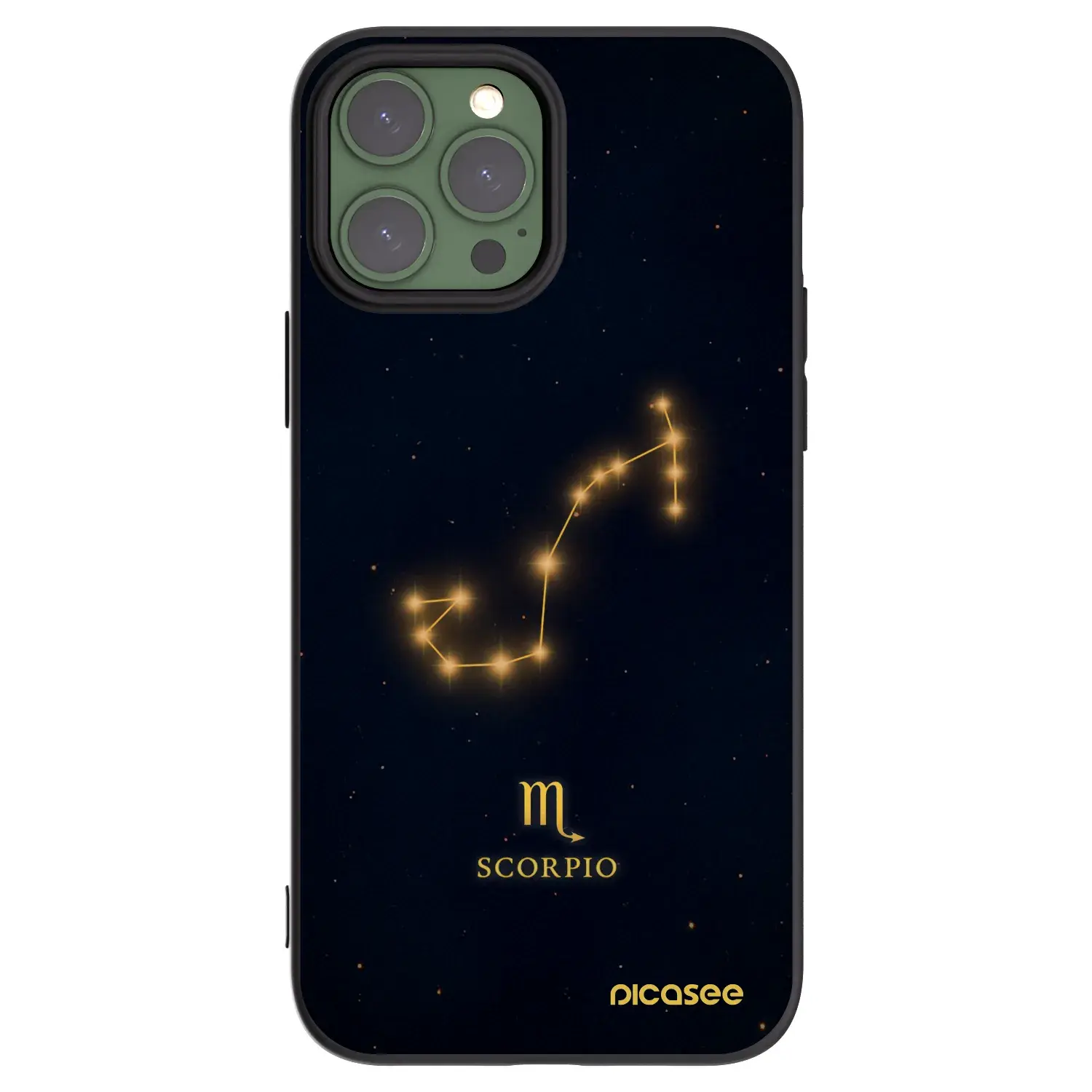 Silikonový černý obal pro Apple iPhone 13 Pro Max - SCORPIO