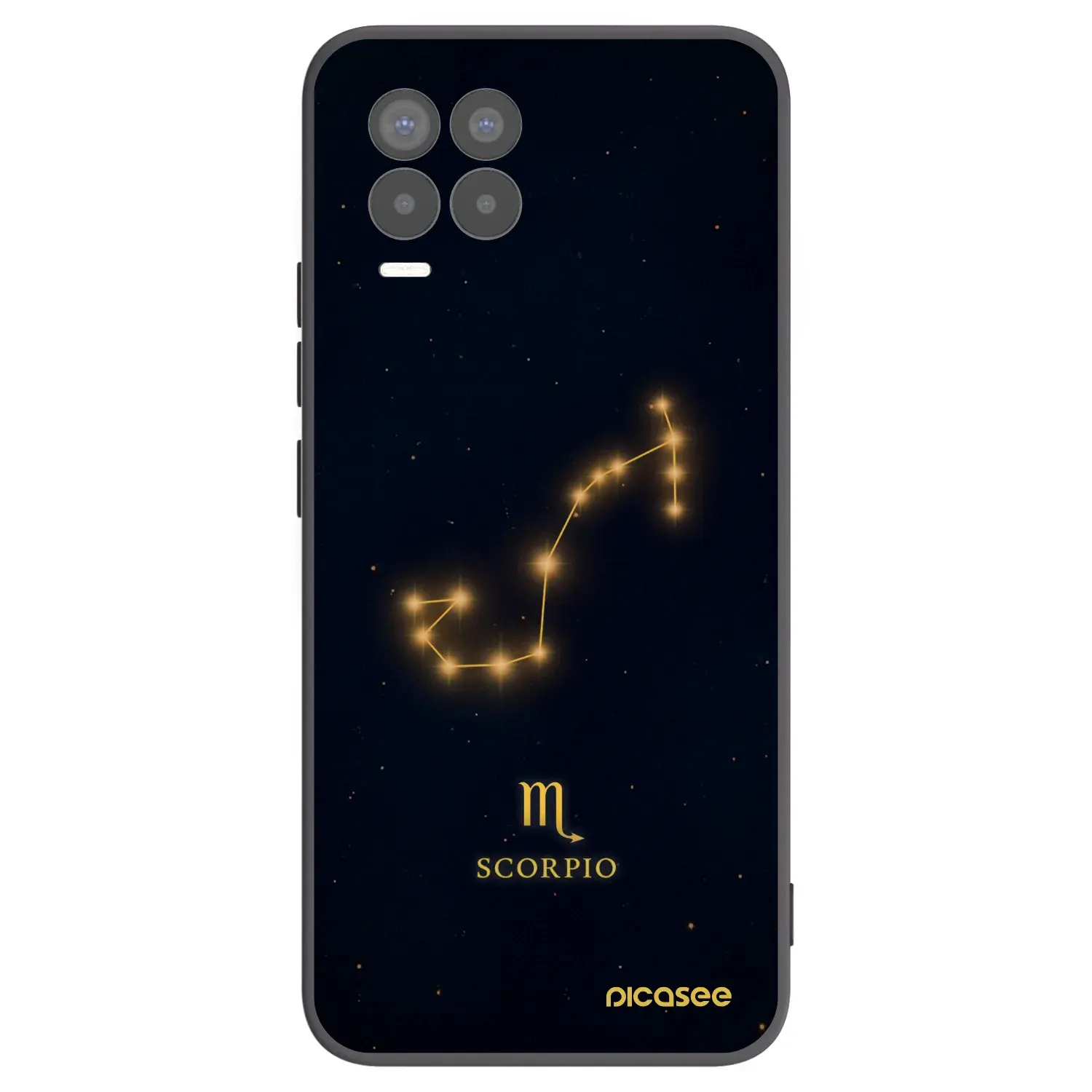 Silikonový černý obal pro Realme 8 Pro - SCORPIO