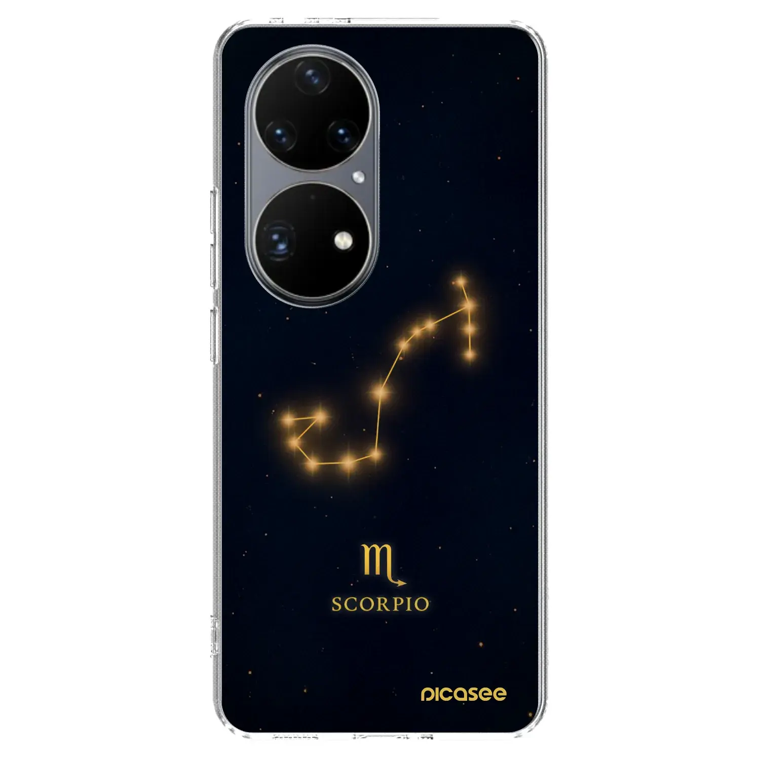 Silikonový průhledný obal pro Huawei P50 - SCORPIO