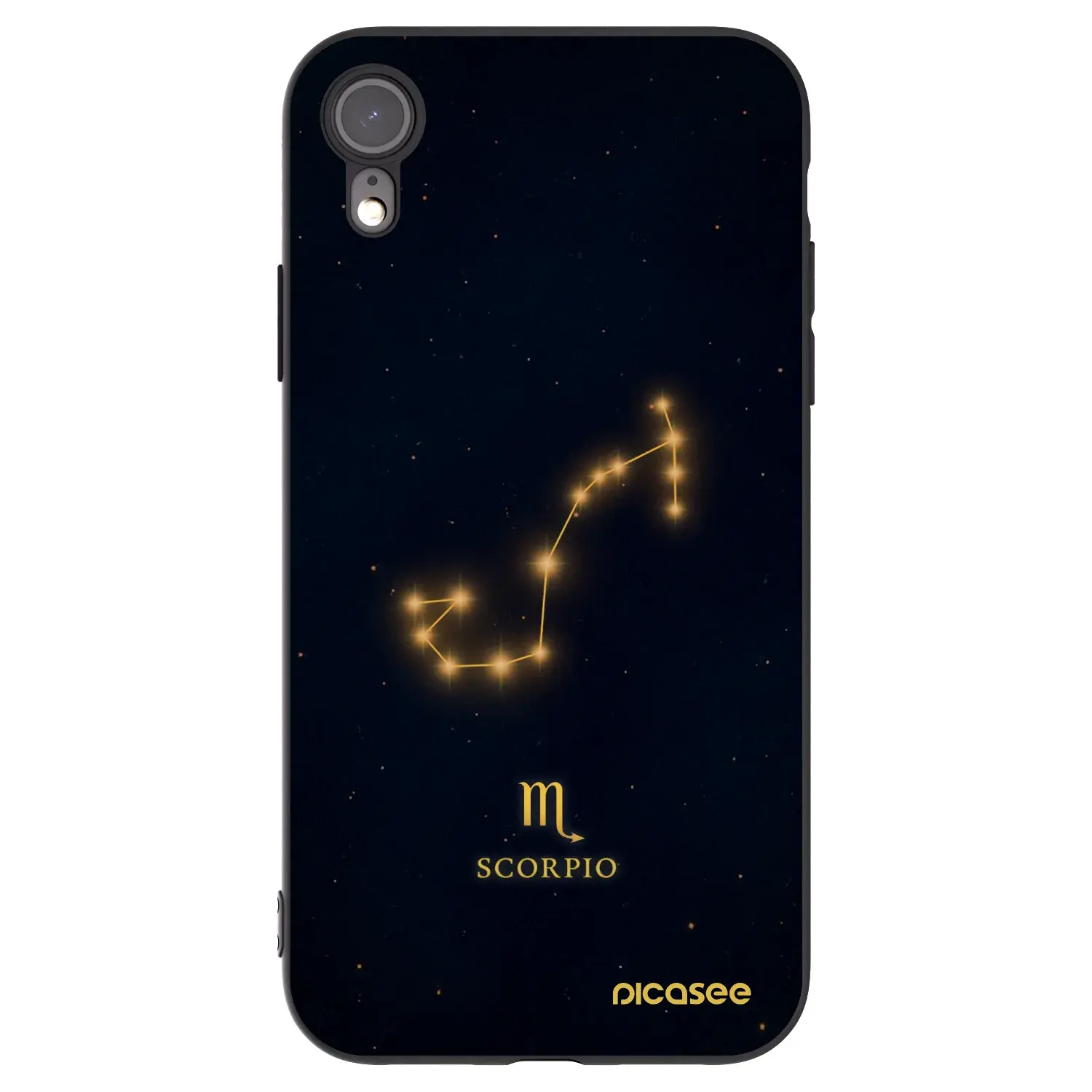 Silikonový černý obal pro Apple iPhone XR - SCORPIO