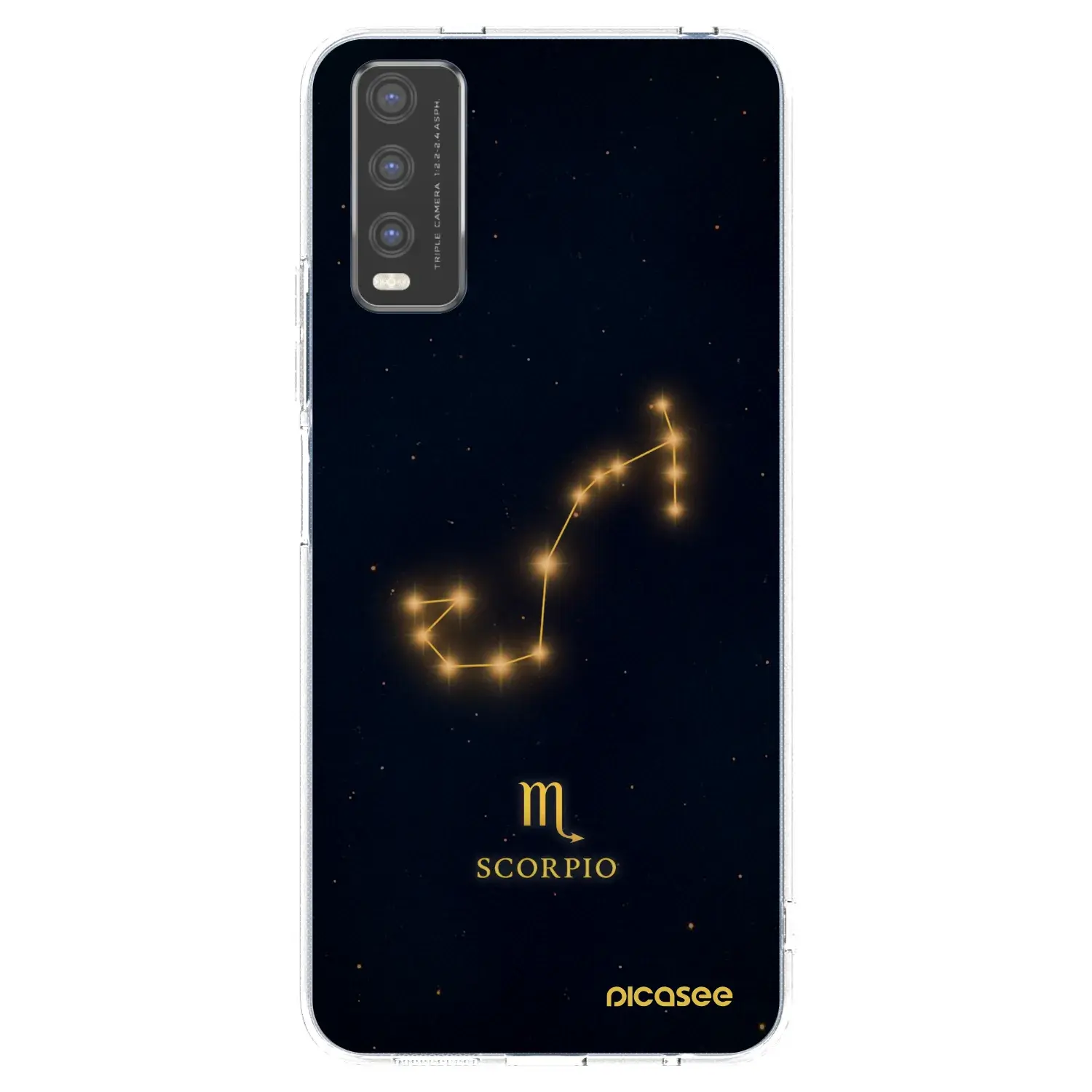 Silikonový průhledný obal pro Vivo Y20s - SCORPIO