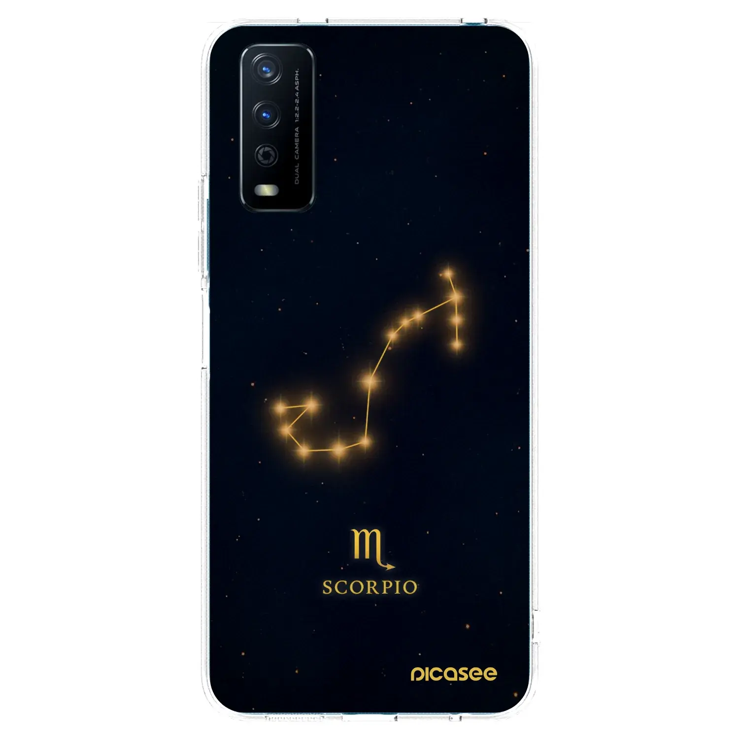 Silikonový průhledný obal pro Vivo Y11s - SCORPIO