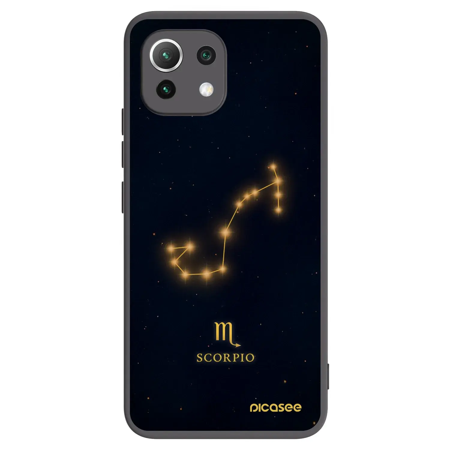 Silikonový černý obal pro Xiaomi 11 Lite 5G NE - SCORPIO