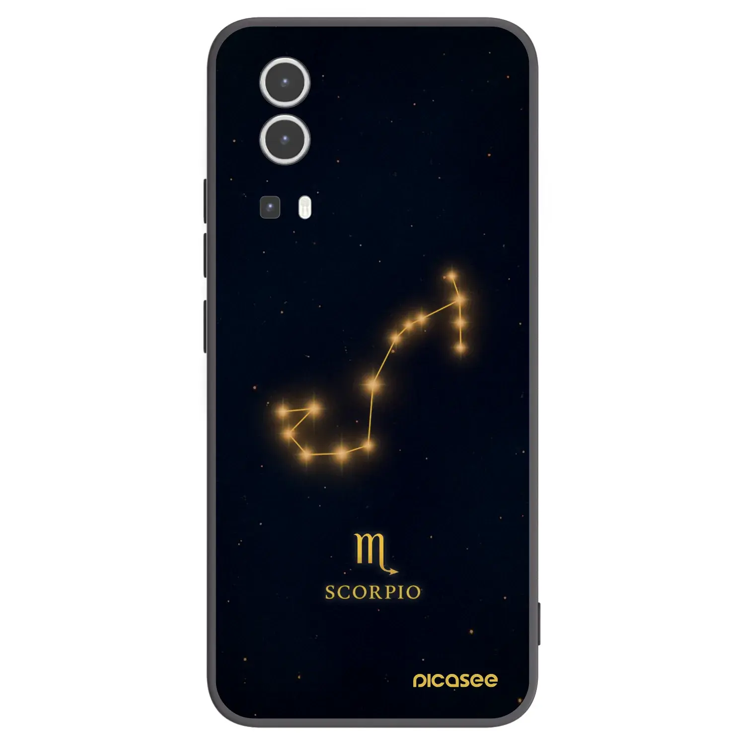 Silikonový černý obal pro Vivo Y72 5G - SCORPIO