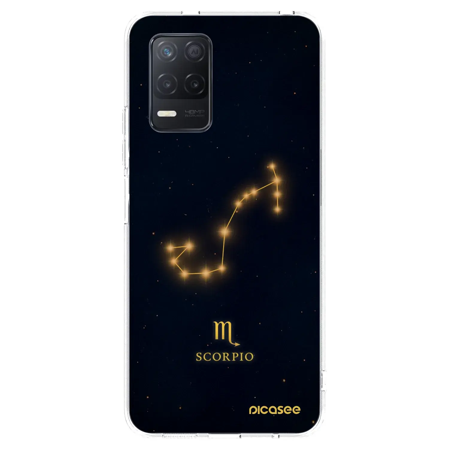 Silikonový průhledný obal pro Realme 8 5G - SCORPIO