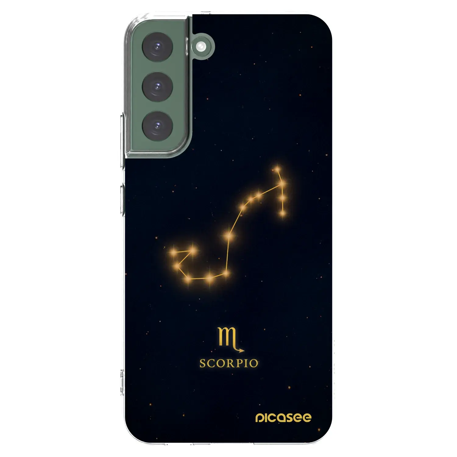 Silikonový průhledný obal pro Samsung Galaxy S22+ 5G - SCORPIO