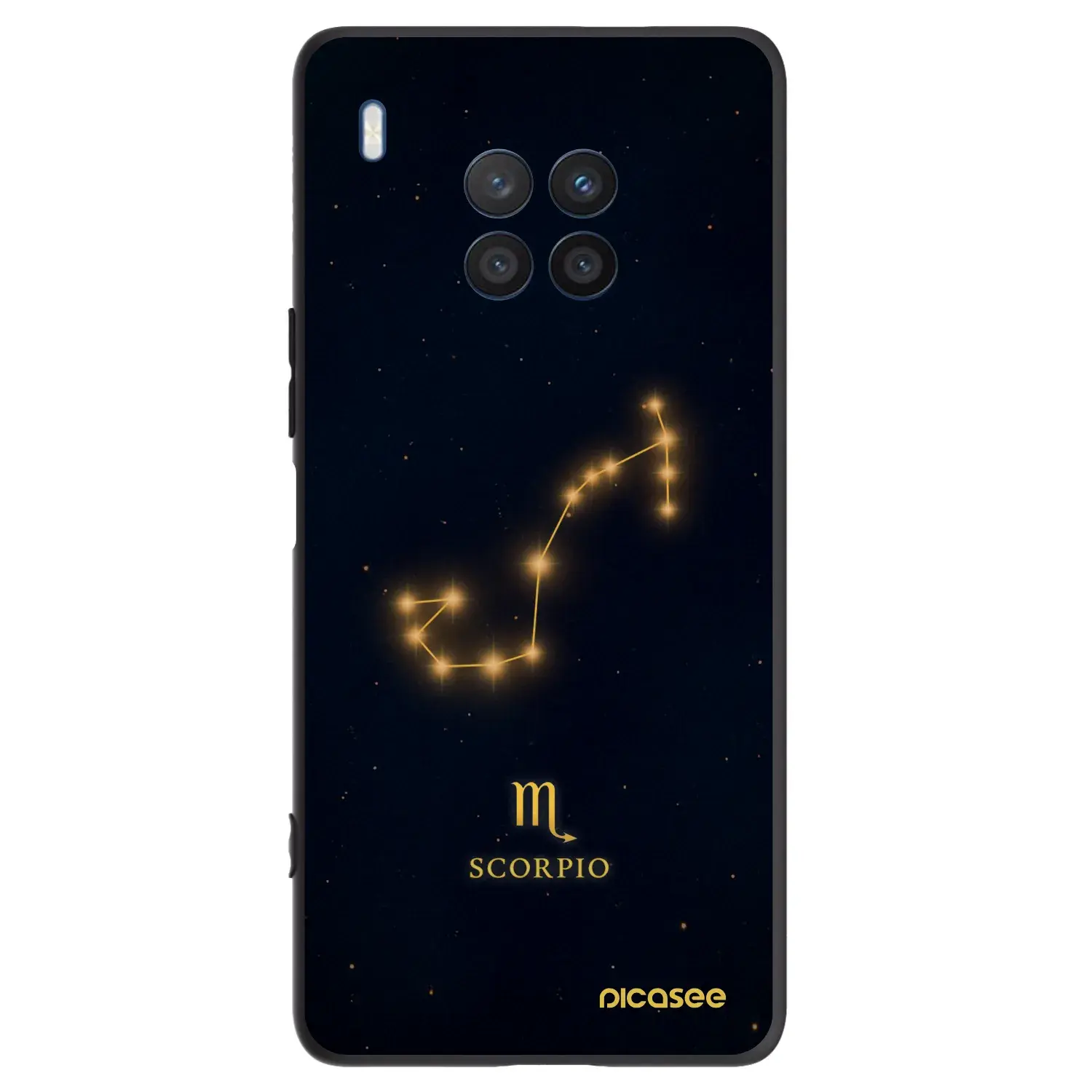 Silikonový černý obal pro Honor 50 Lite - SCORPIO