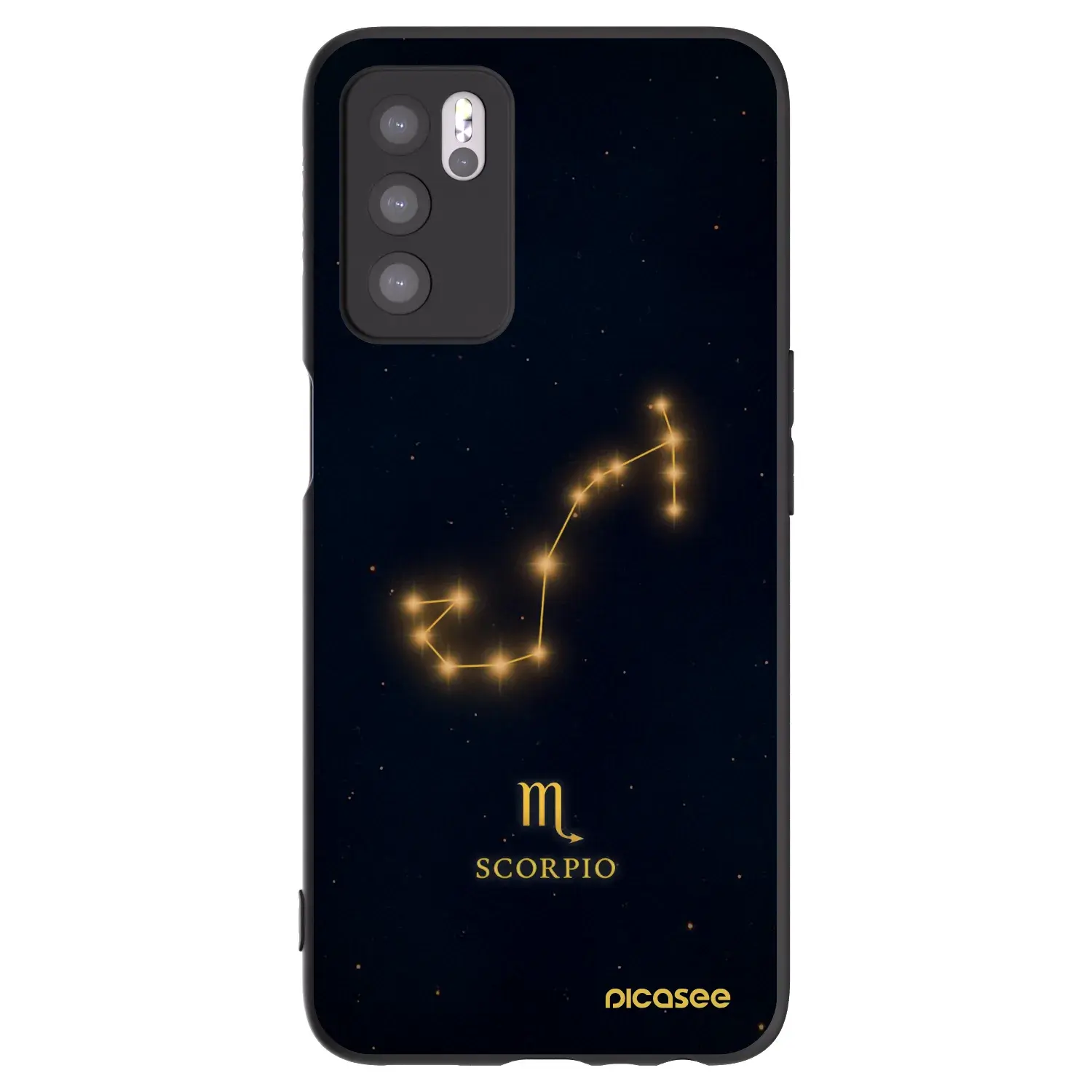Silikonový černý obal pro OPPO A16 - SCORPIO