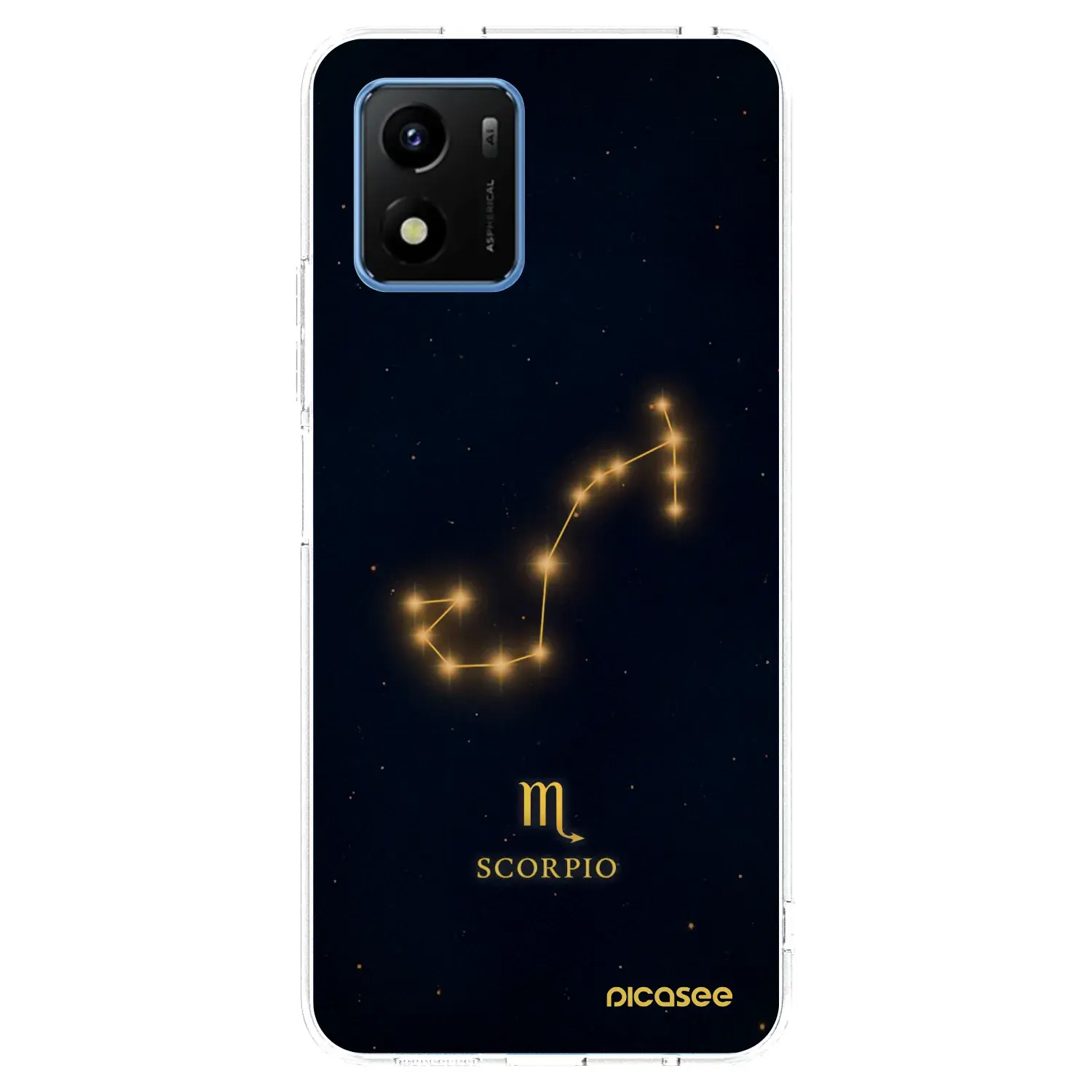 Silikonový průhledný obal pro Vivo Y01 - SCORPIO
