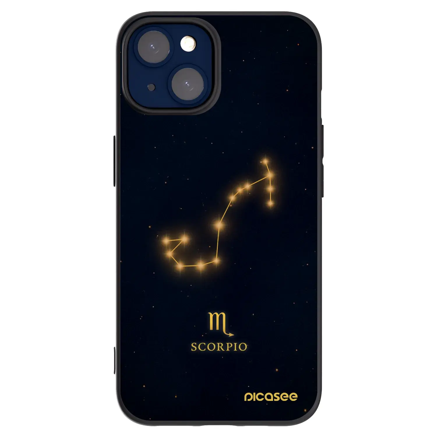 Silikonový černý obal pro Apple iPhone 14 - SCORPIO