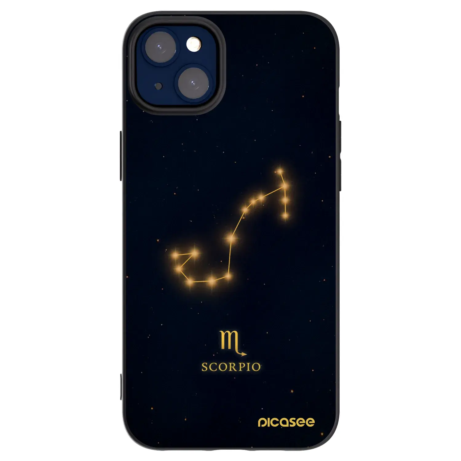 Silikonový černý obal pro Apple iPhone 14 Plus - SCORPIO