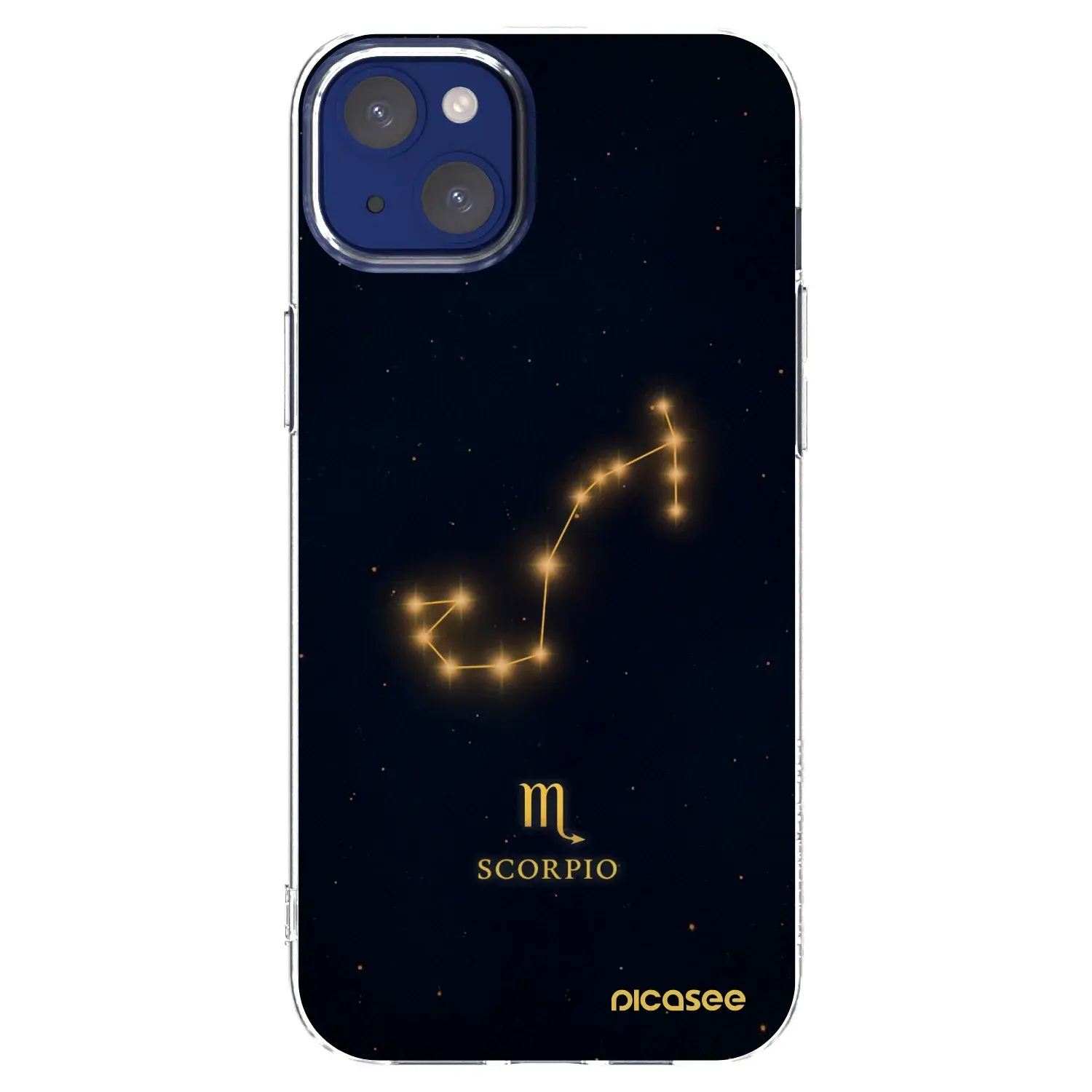Silikonový průhledný obal pro Apple iPhone 14 Plus - SCORPIO