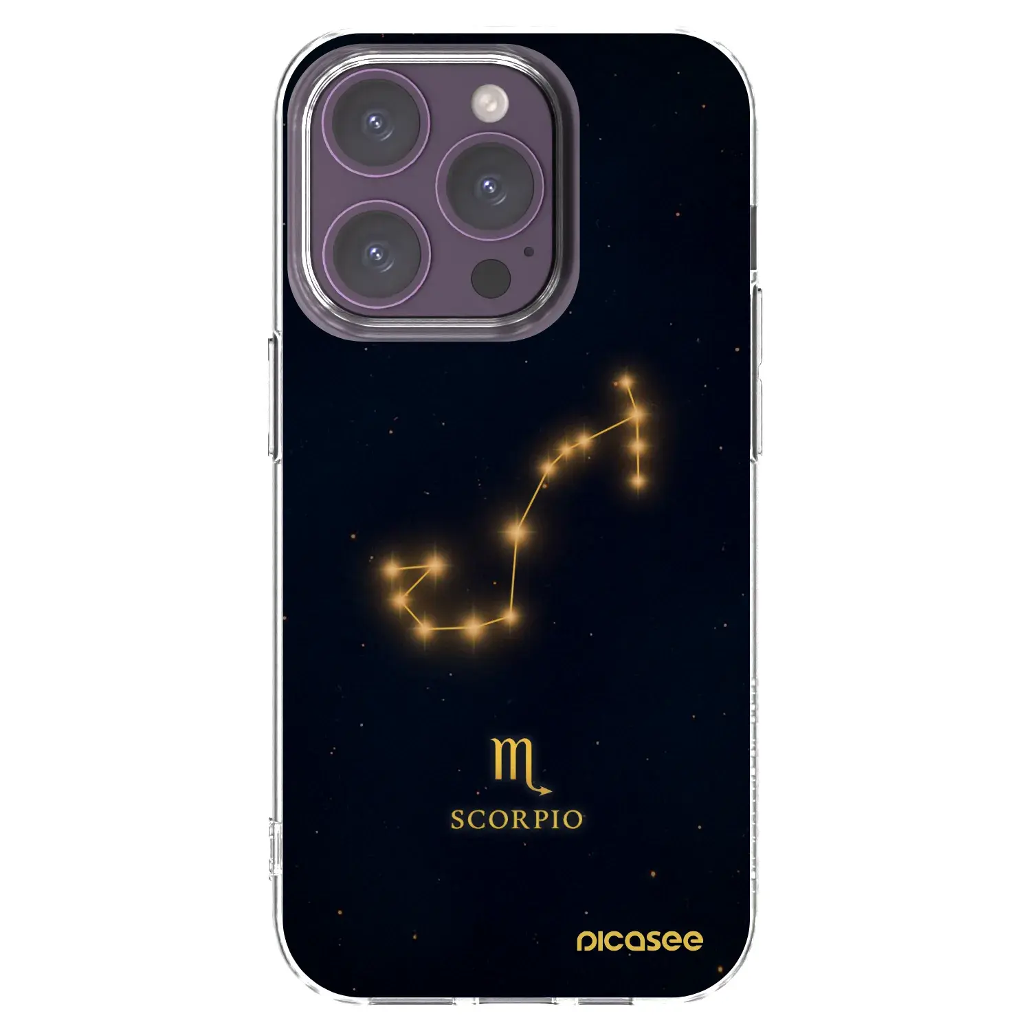 Silikonový průhledný obal pro Apple iPhone 14 Pro - SCORPIO
