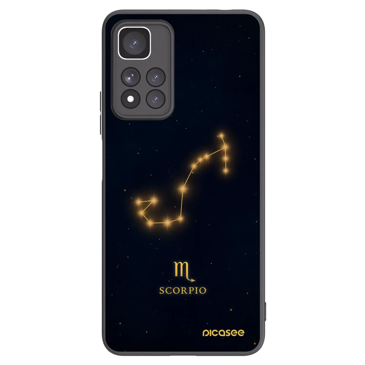 Silikonový černý obal pro Xiaomi Redmi Note 11 Pro+ 5G - SCORPIO