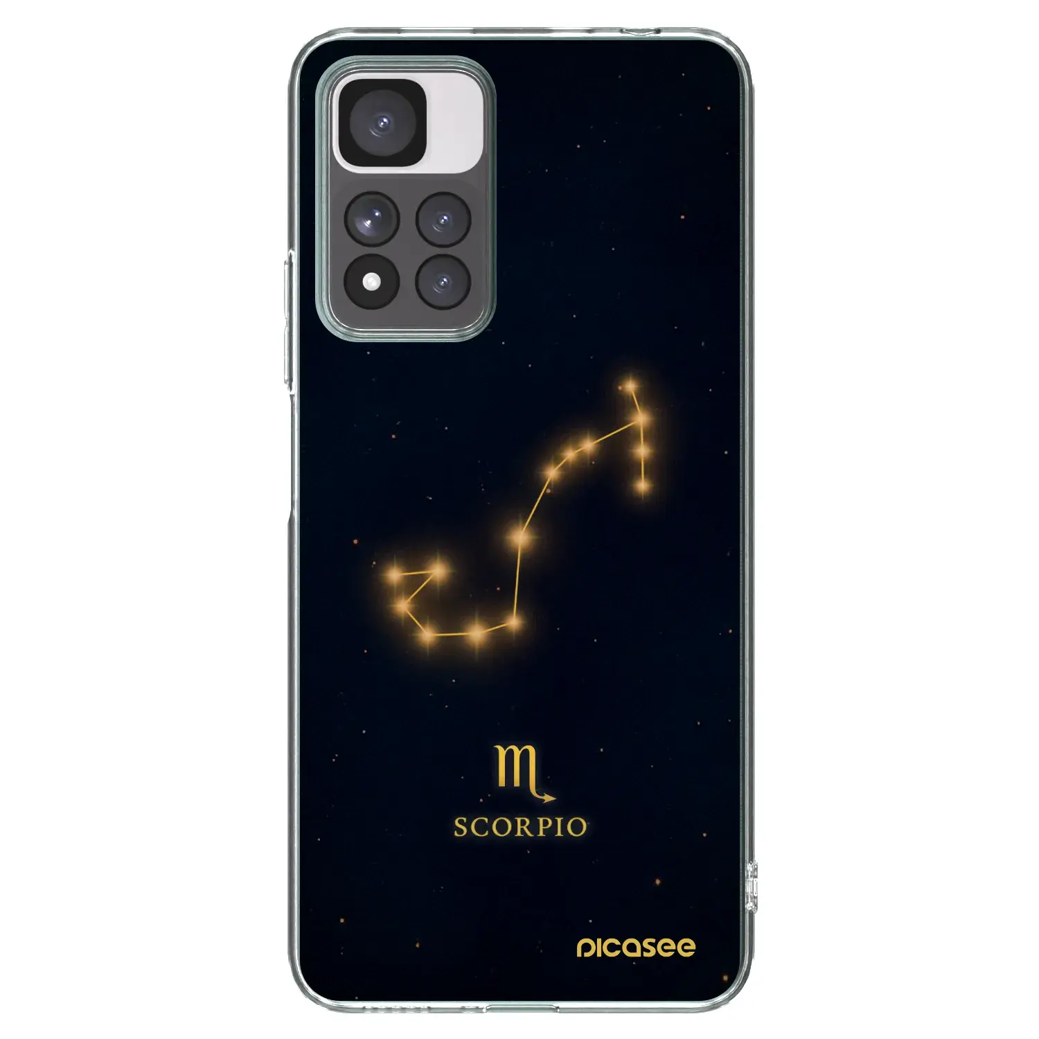 Silikonový průhledný obal pro Xiaomi Redmi Note 11 Pro+ 5G - SCORPIO