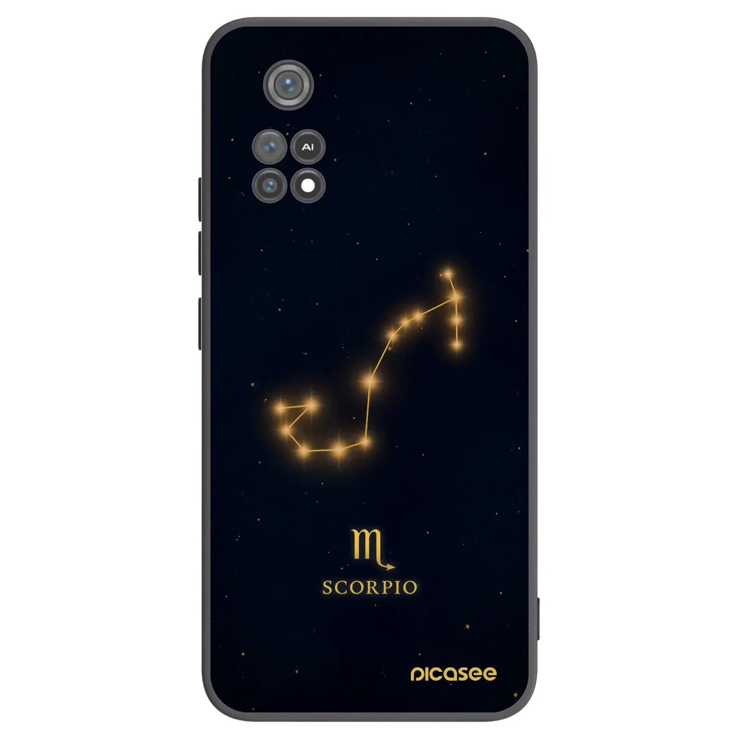 Silikonový černý obal pro Xiaomi Poco M4 Pro - SCORPIO