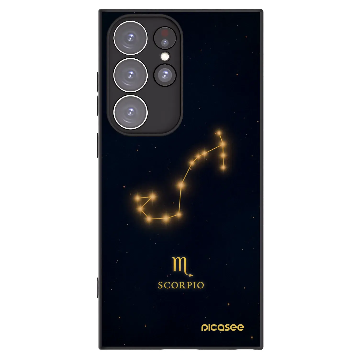 Silikonový černý obal pro Samsung Galaxy S23 Ultra 5G - SCORPIO