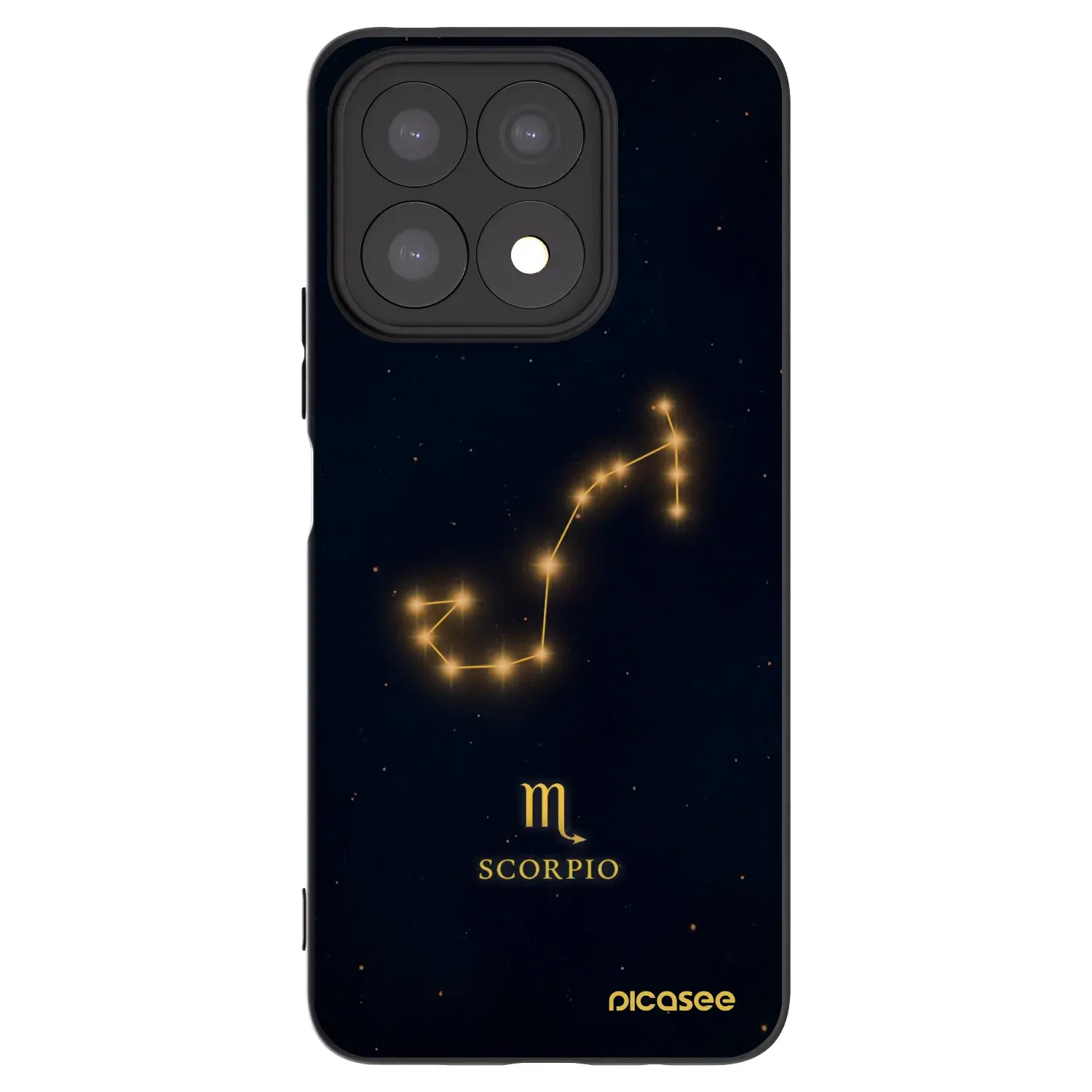Silikonový černý obal pro Honor X8a - SCORPIO
