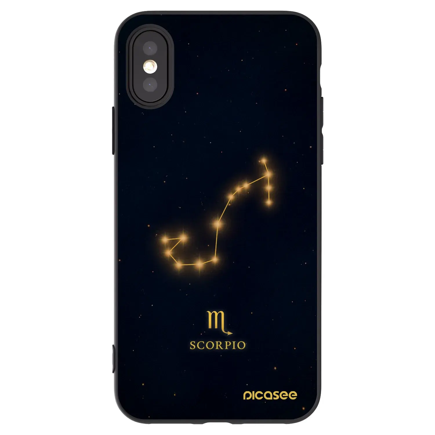 Silikonový černý obal pro Apple iPhone X/XS - SCORPIO