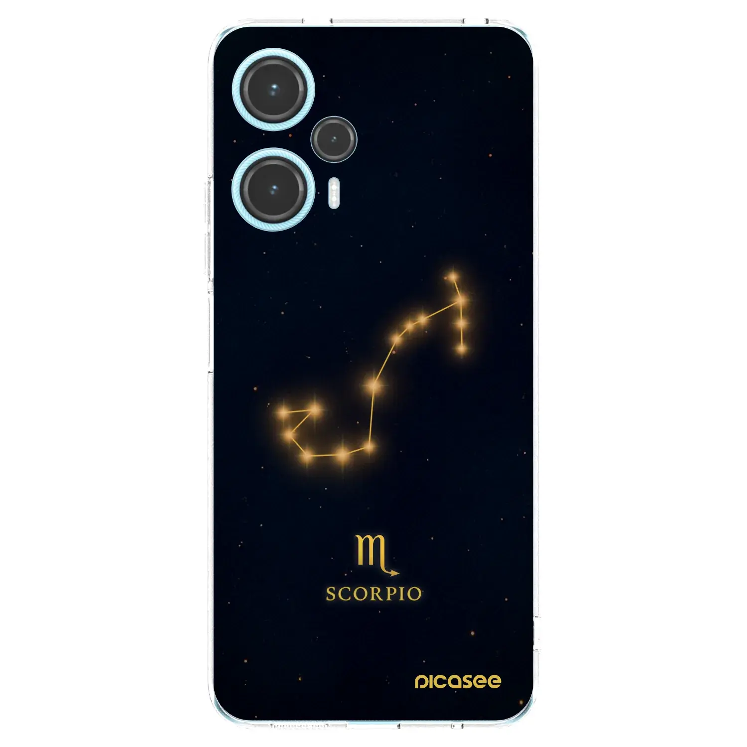 Silikonový průhledný obal pro Xiaomi Poco F5 - SCORPIO