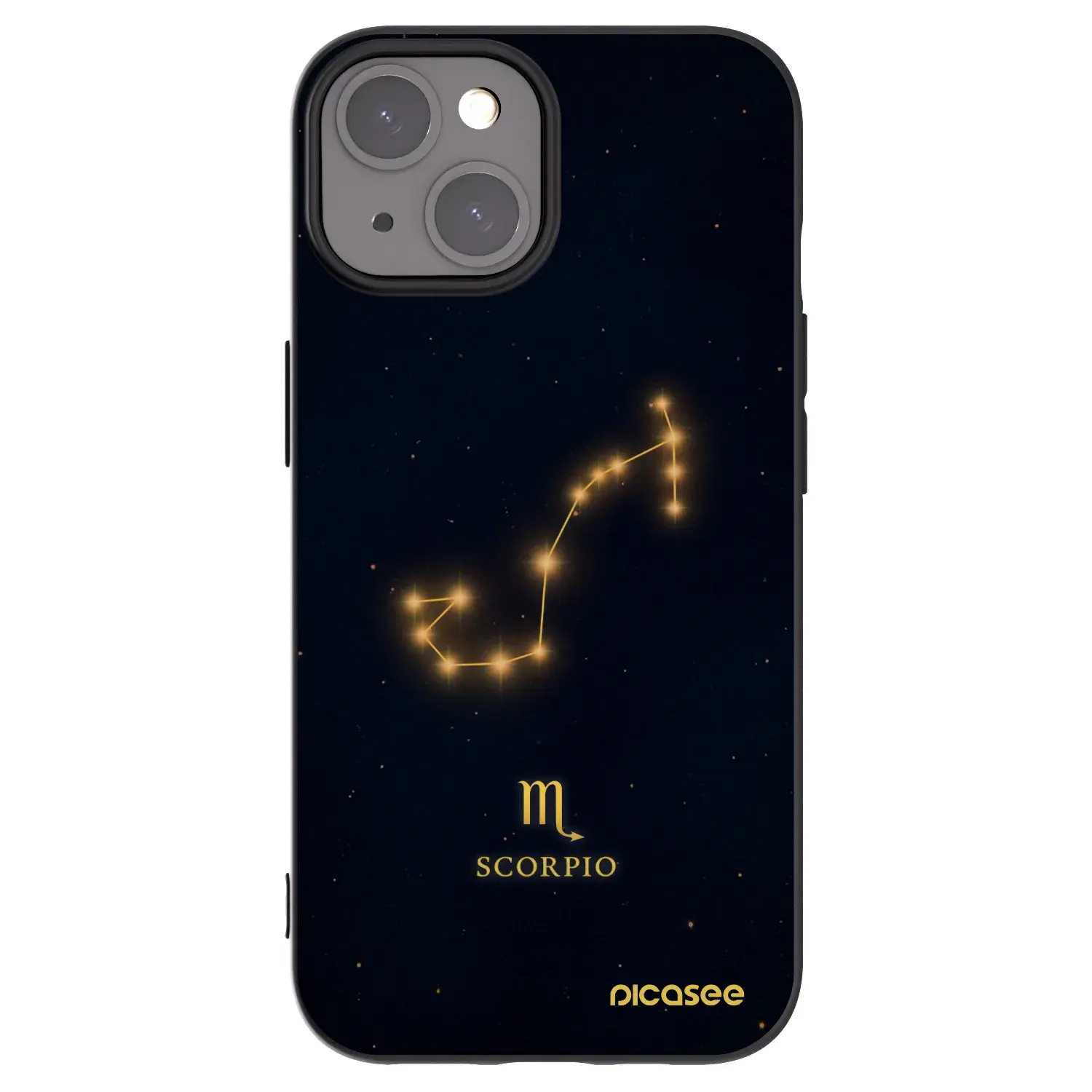 Silikonový černý obal pro Apple iPhone 15 - SCORPIO