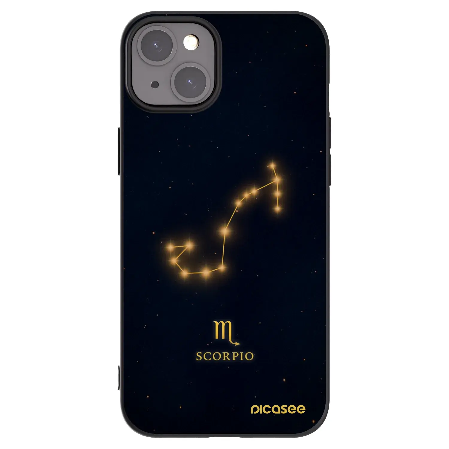 Silikonový černý obal pro Apple iPhone 15 Plus - SCORPIO