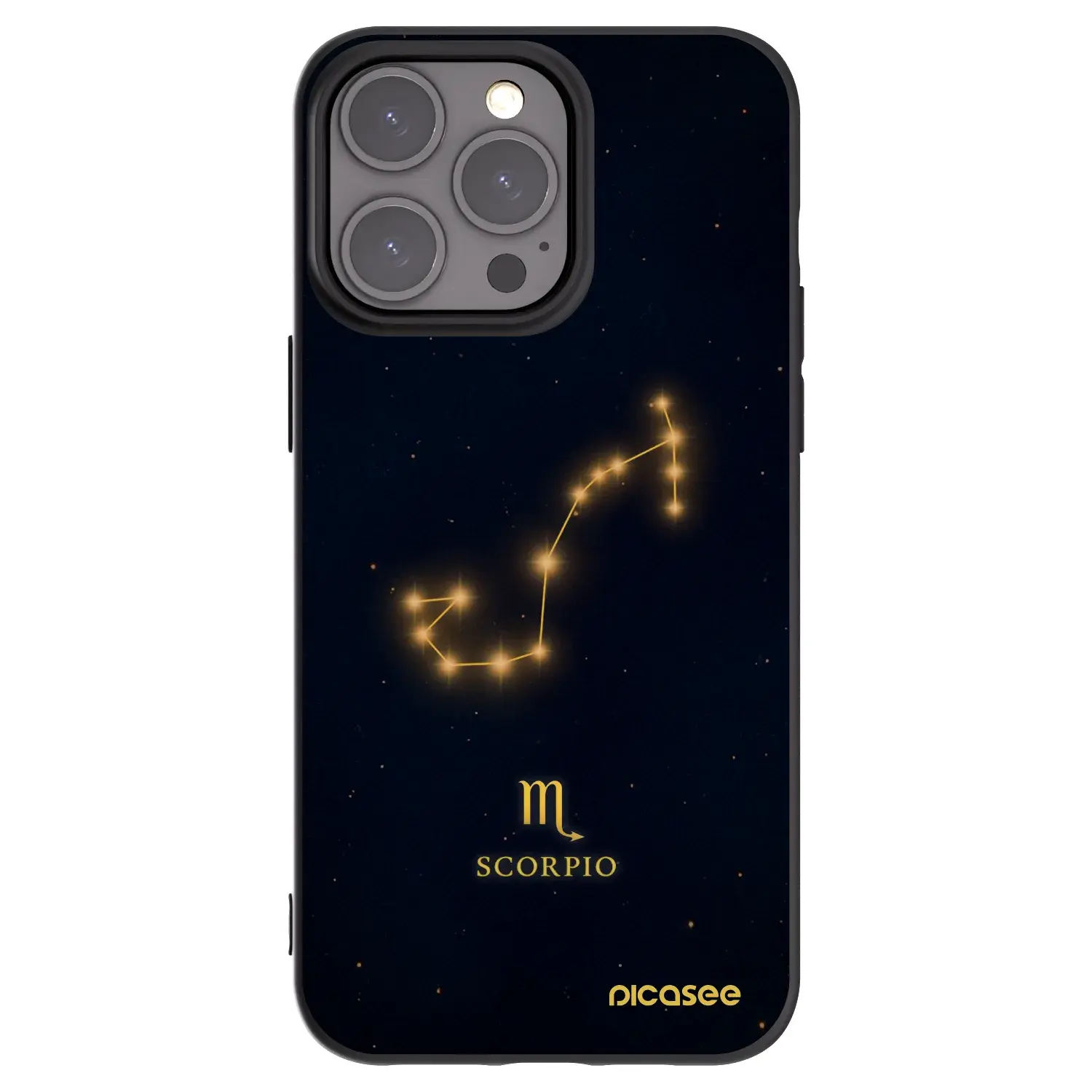 Silikonový černý obal pro Apple iPhone 15 Pro Max - SCORPIO