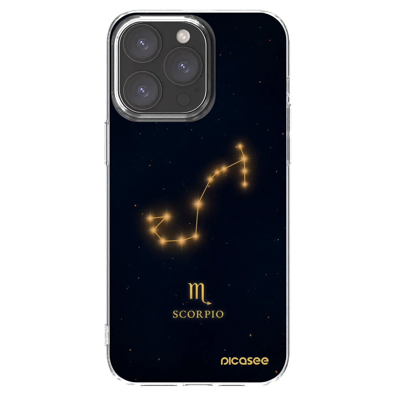 Silikonový průhledný obal pro Apple iPhone 15 Pro Max - SCORPIO