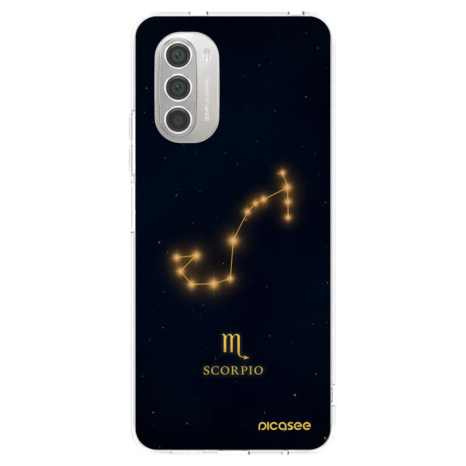 Silikonový průhledný obal pro Motorola Moto G51 - SCORPIO