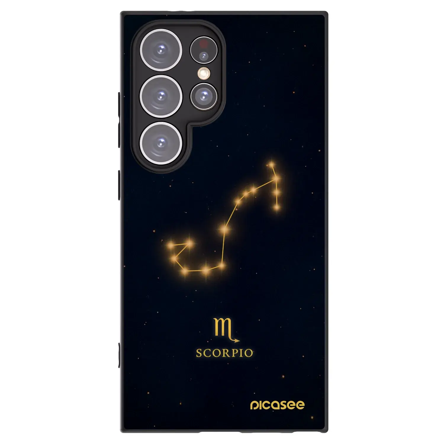 Silikonový černý obal pro Samsung Galaxy S24 Ultra S928B 5G - SCORPIO