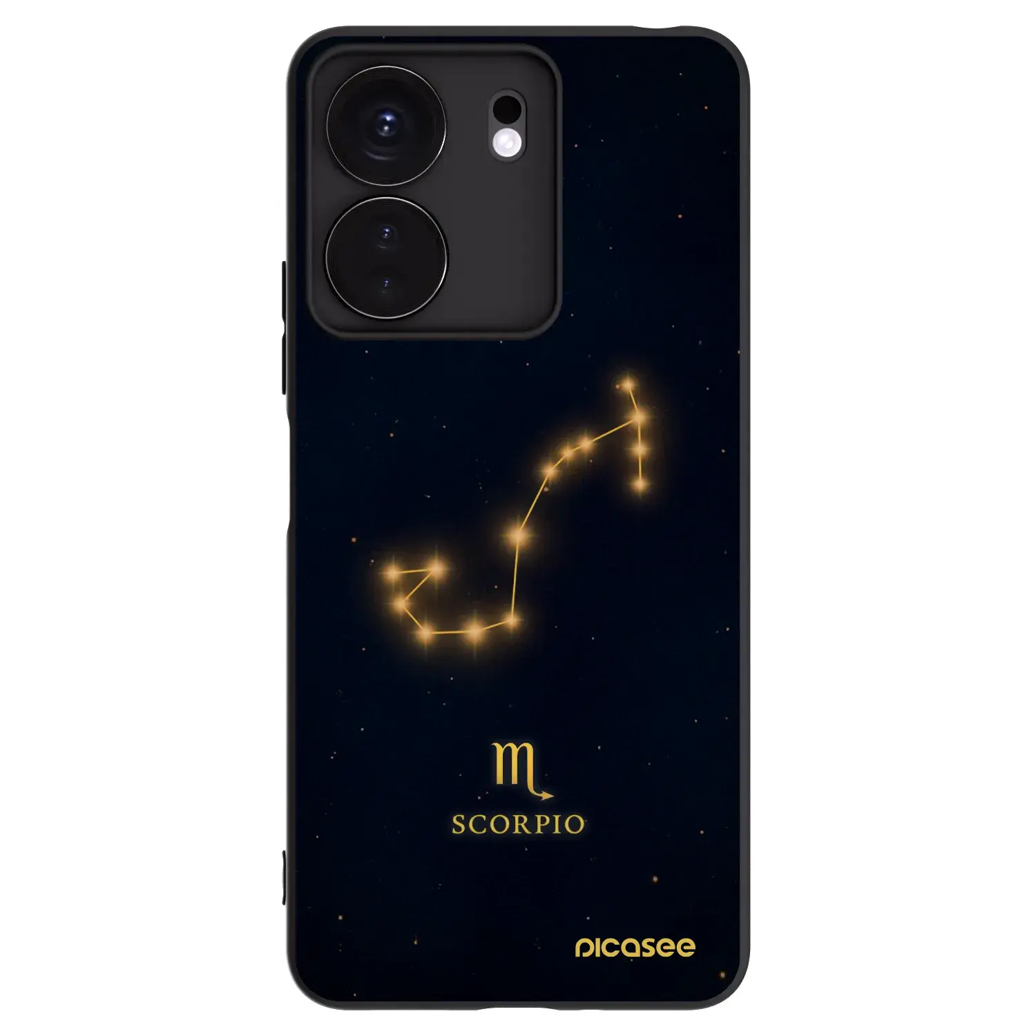 Silikonový černý obal pro Xiaomi Redmi 13C 4G - SCORPIO